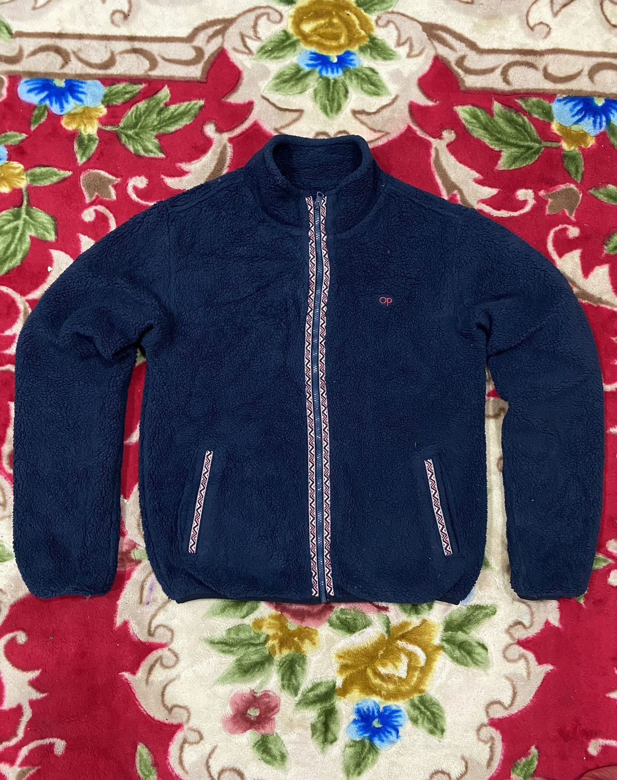 Ocean Pacific Ocean Pacific Surf Riversible Fleece Jacket Size US M / EU 48-50 / 2 - 3 Thumbnail