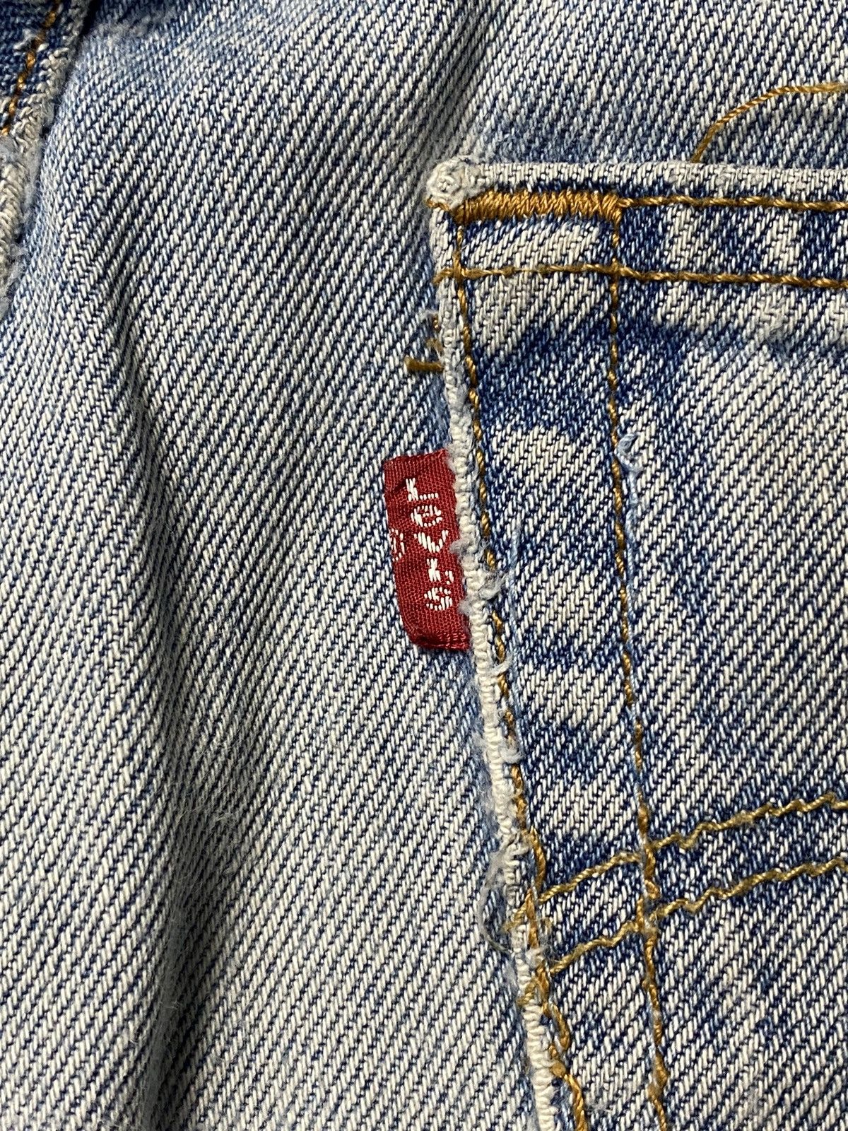 Atelier & Repairs × Levi's Atelier & Repairs Levi's 501 Rework Distressed Crop Shorts Size US 30 / EU 46 - 6 Thumbnail