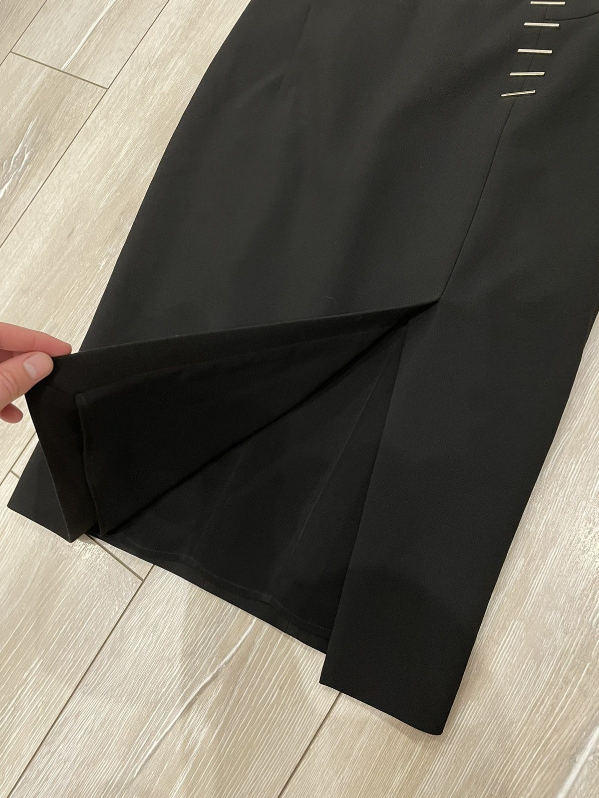 Versace Versace black skirt woman Size 30" / US 8 / IT 44 - 3 Thumbnail