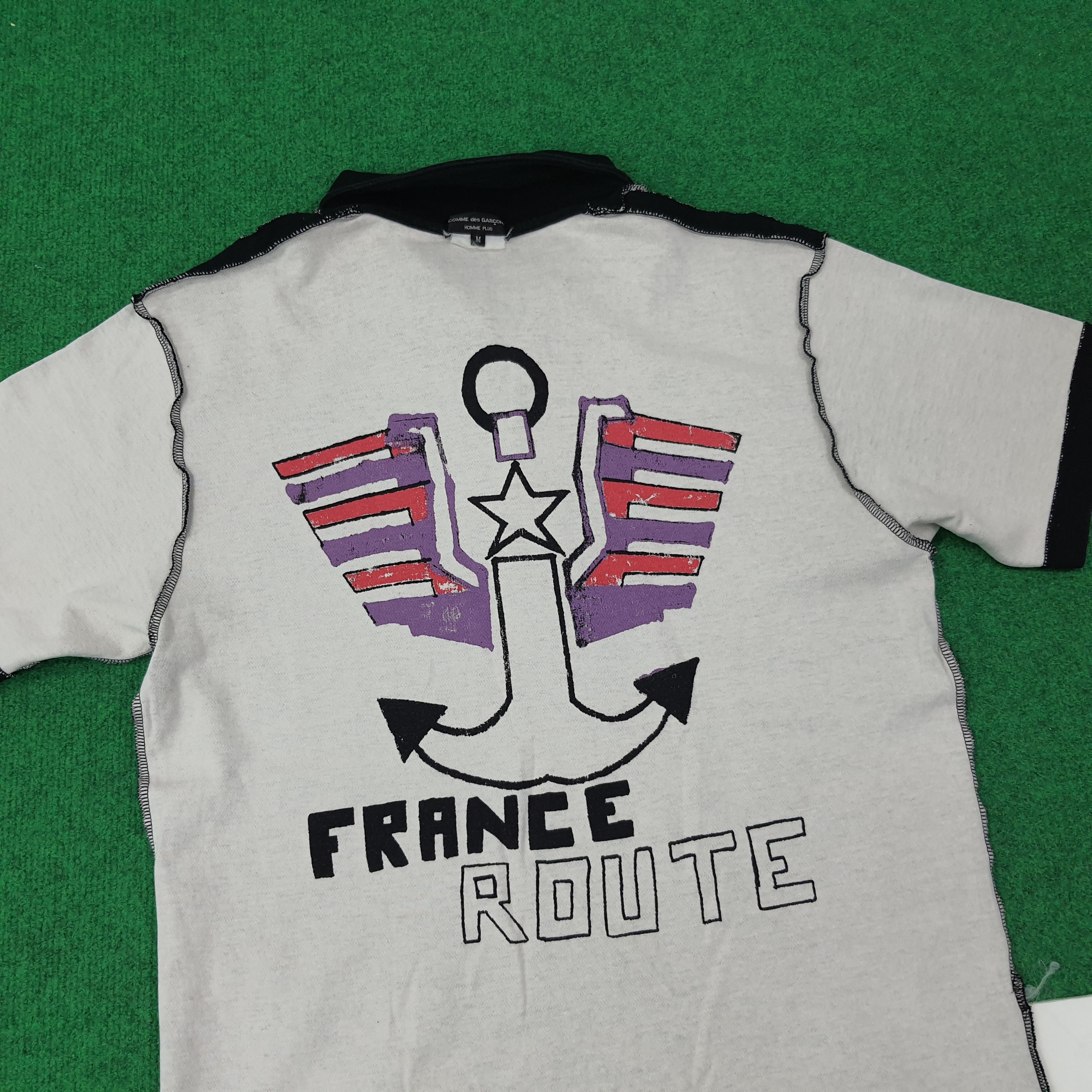 Comme des Garcons Homme Plus Vintage 2004 CDG France Route Collection SS04 Reversible Size US M / EU 48-50 / 2 - 2 Thumbnail