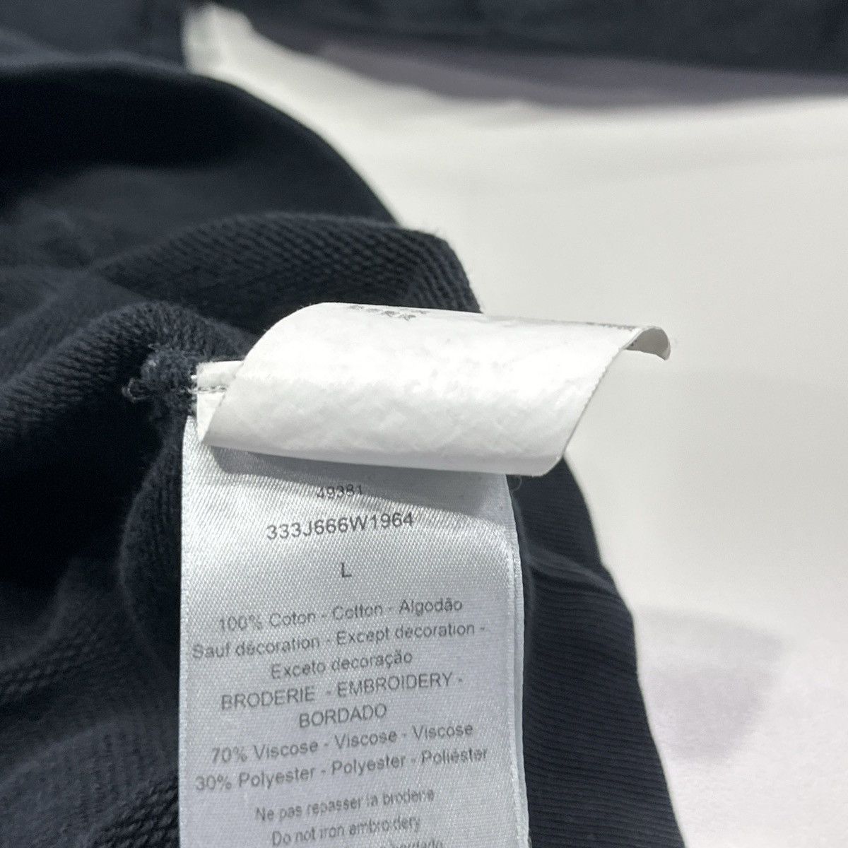 Dior Dior Men's Bee Pattern Round Neck Loose Sweatshirt Size US L / EU 52-54 / 3 - 4 Thumbnail