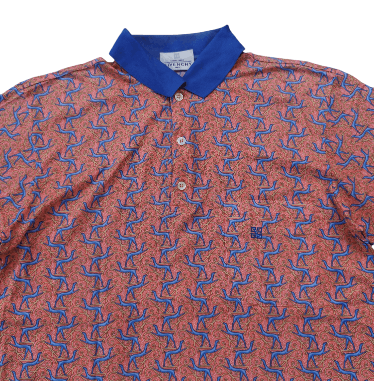 Givenchy × Vintage Vintage givenchy gentleman dogs print polo Size US S / EU 44-46 / 1 - 2 Thumbnail