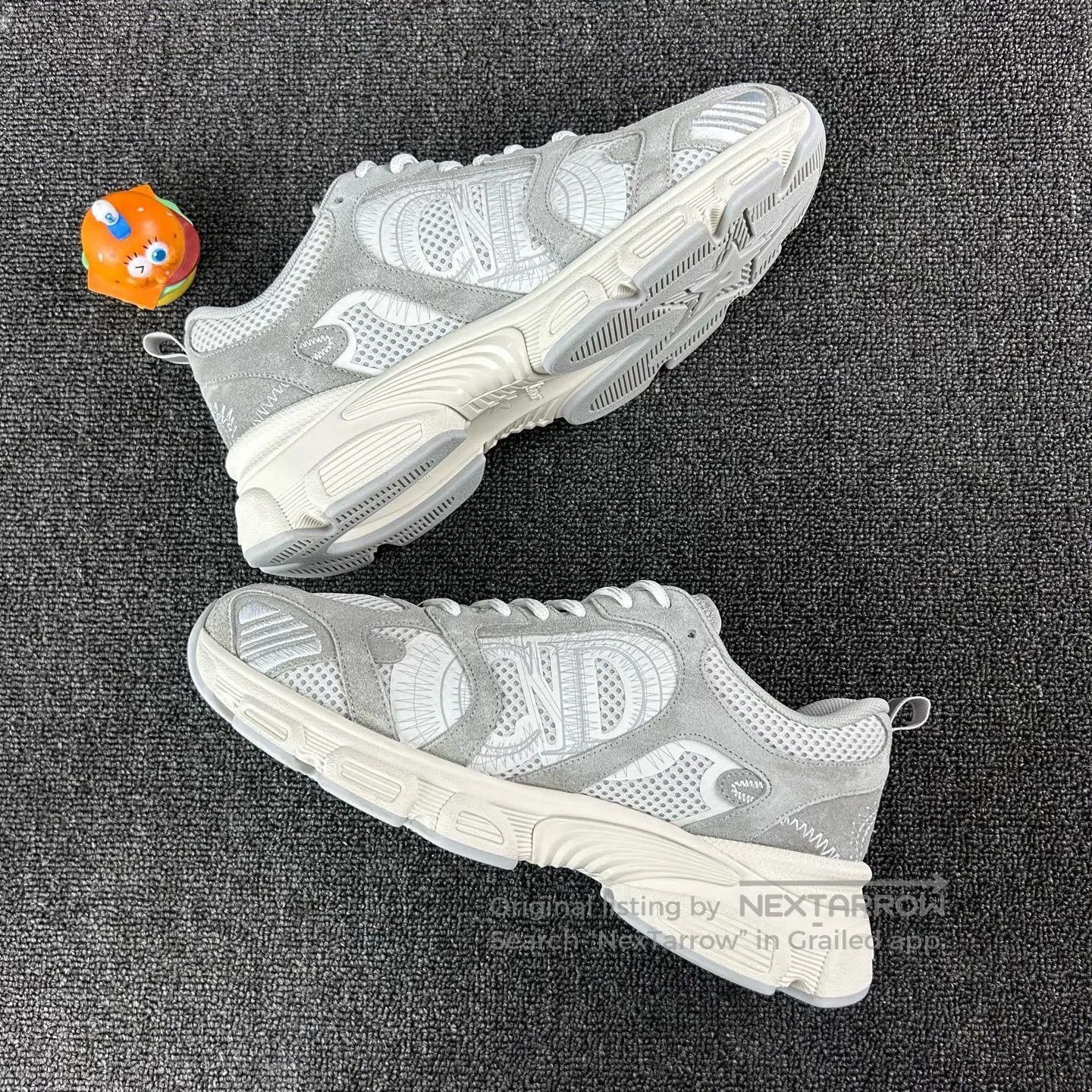 Dior Dior Chrono Gray White Sneakers. Size US 8 / EU 41 - 3 Thumbnail