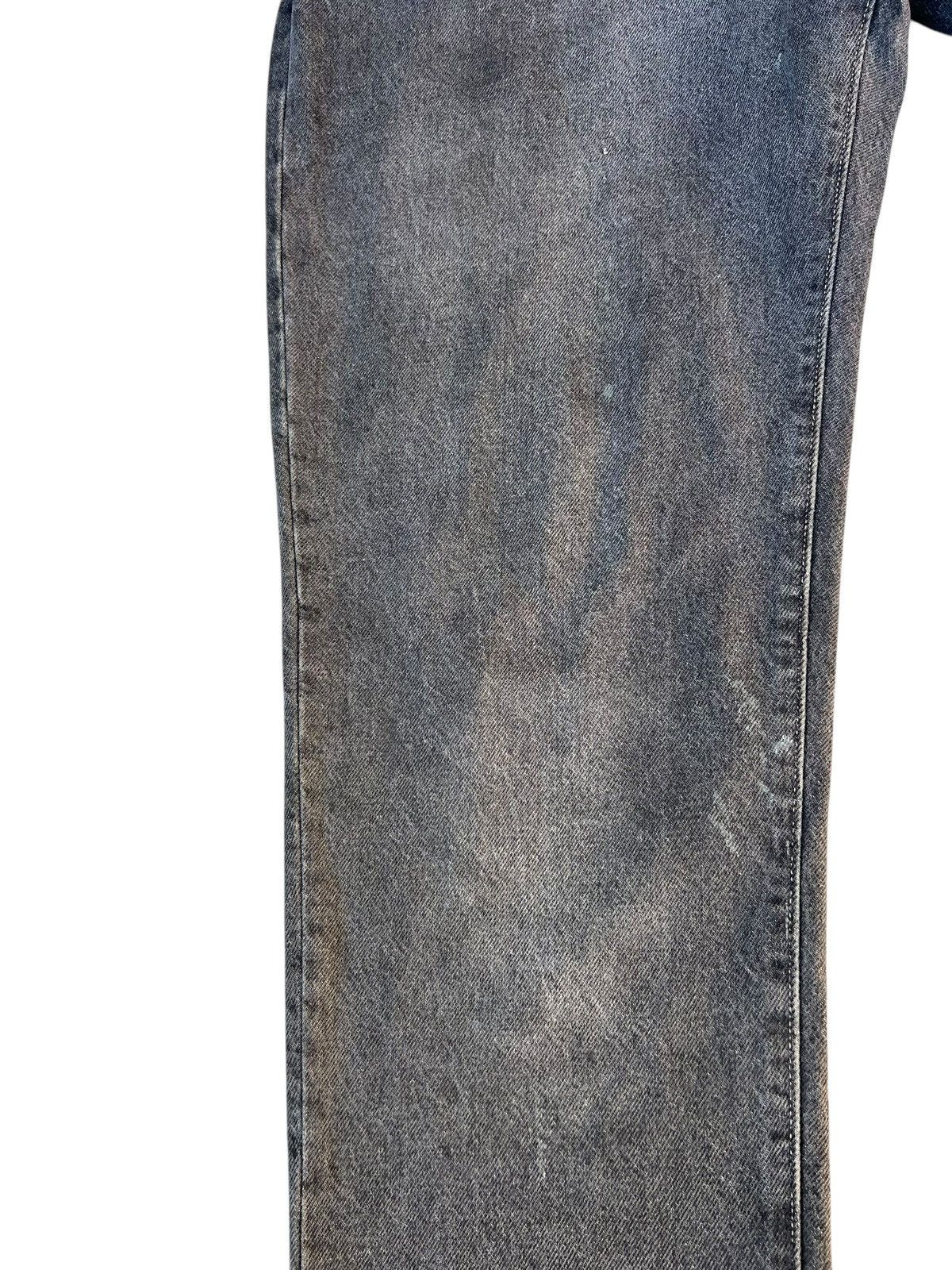 RRL Ralph Lauren × Vintage Vintage 90s RRL Usa Fade Black Stains Denim Baggy Jeans Size US 30 / EU 46 - 10 Thumbnail