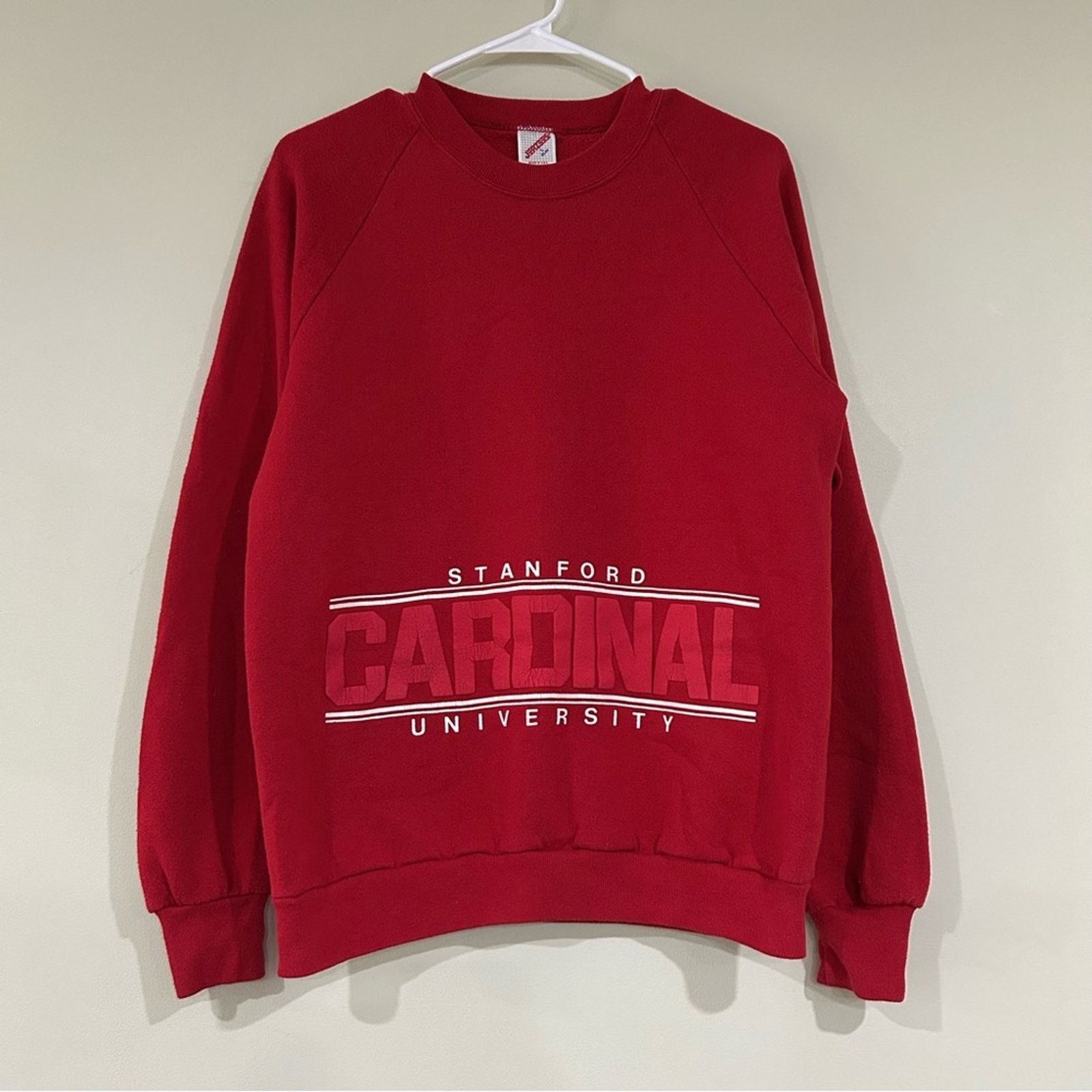 Jerzees Vintage Stanford University Cardinal Sweater Size US L / EU 52-54 / 3 - 1 Thumbnail