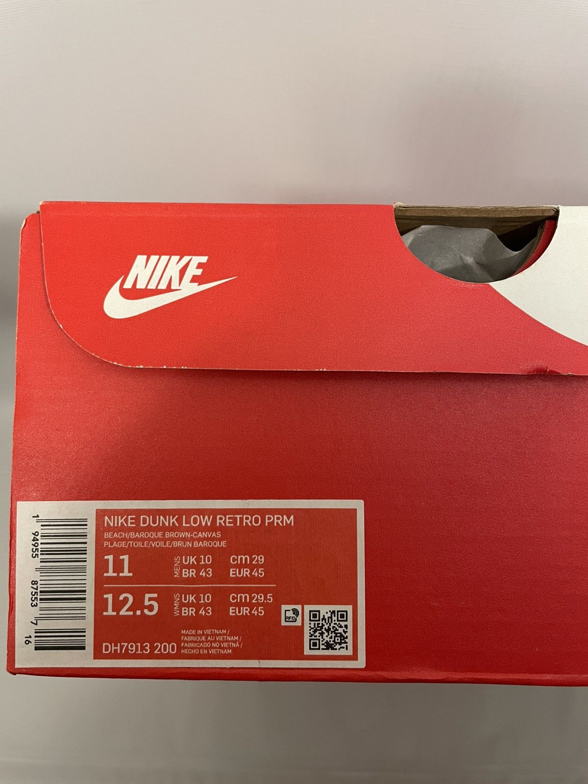 Nike Nike Dunk Low Retro PRM Size US 11 / EU 44 - 6 Thumbnail