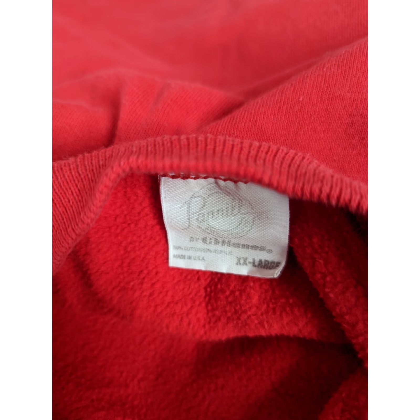 Vintage VINTAGE Raglan Holiday Sweatshirt Ugly Christmas Tree Adult 2XL USA 80s Christmas Tree Sweatshirt Mens Womens Pullover Red Holiday 80s USA Raglan Size US XXL / EU 58 / 5 - 4 Thumbnail
