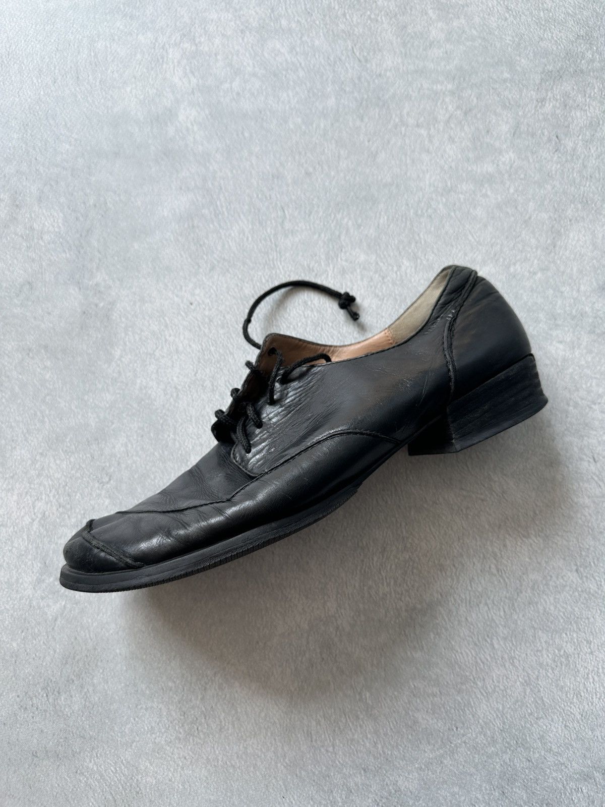 Japanese Brand Avant Garde Japanese Style Leather Shoes Asymmetrical Heels Size US 7.5 / EU 40-41 - 8 Thumbnail