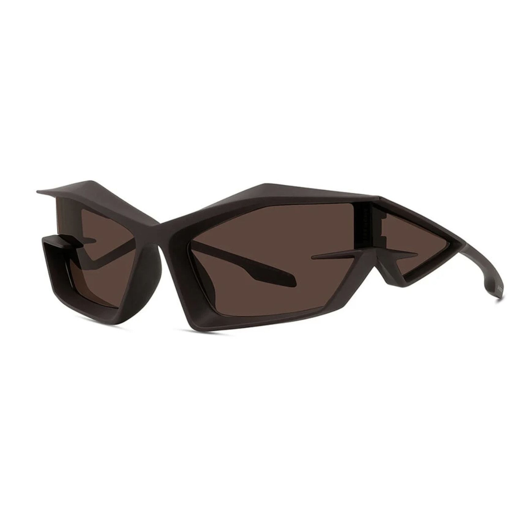 Givenchy Givenchy Giv Cut Shield Sunglasses Brown Unisex Size ONE SIZE - 1 Thumbnail