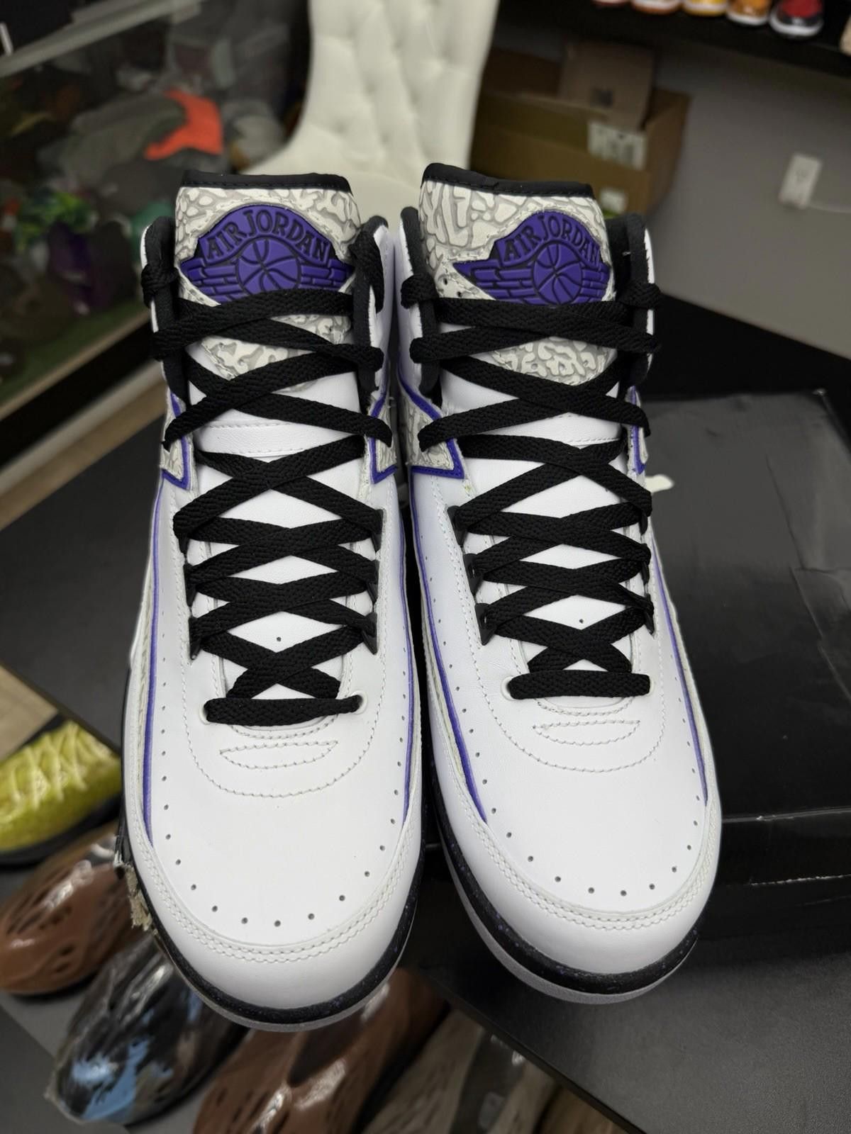 Jordan Brand Jordan 2 Retro Dark Concord (385475-153) Authentic Brand New Size US 10 / EU 43 - 9 Thumbnail