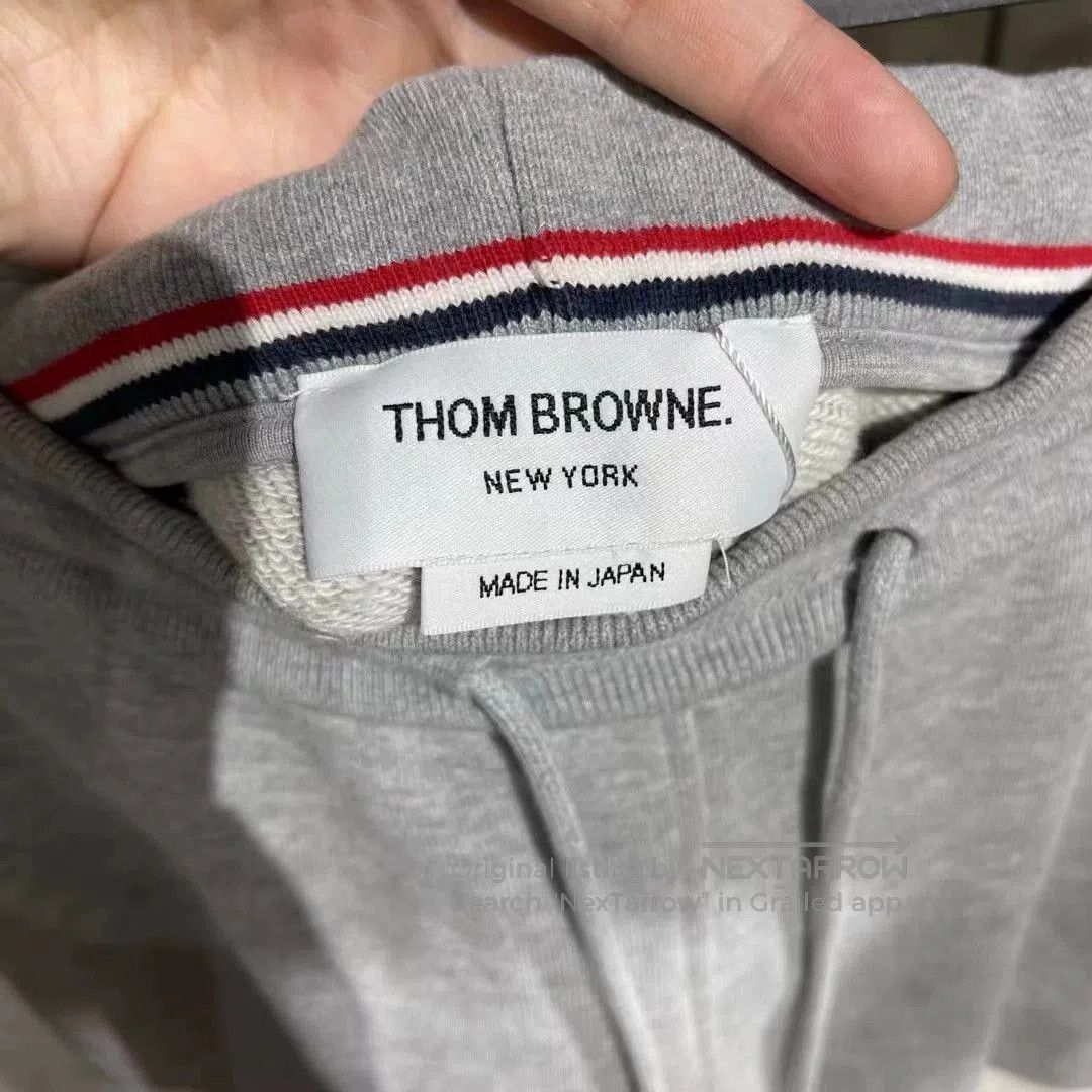 Thom Browne thom browne gray sweatpants with stripes. Size US 30 / EU 46 - 4 Thumbnail