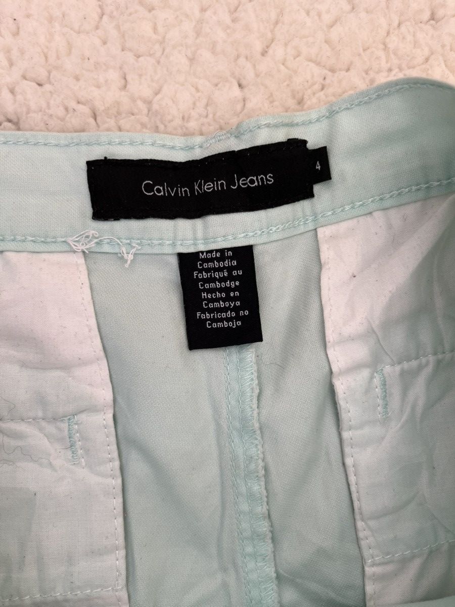 Calvin Klein × Vintage CK High-Waisted Shorts Size 27" / US 4 / IT 40 - 5 Thumbnail