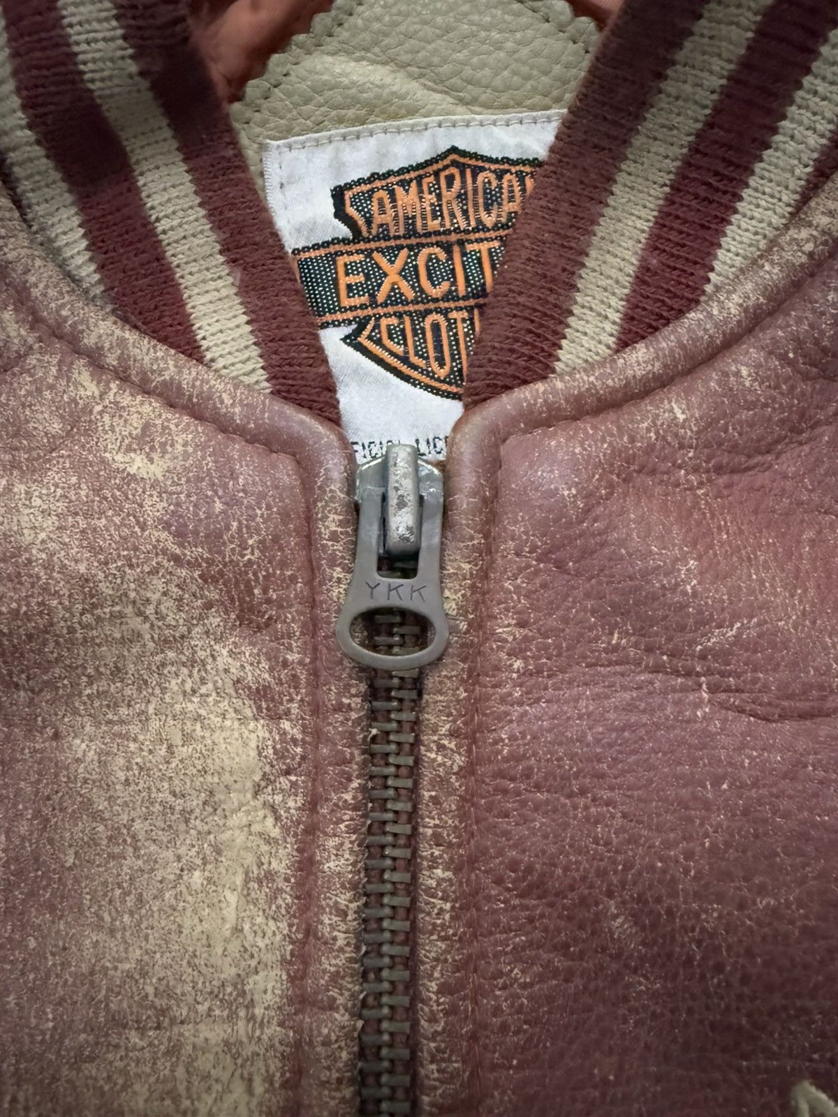 Kadoya VINTAGE VARSITY LEATHER JACKET MAKE AMERICAN GREAT AGAIN Size US M / EU 48-50 / 2 - 10 Thumbnail
