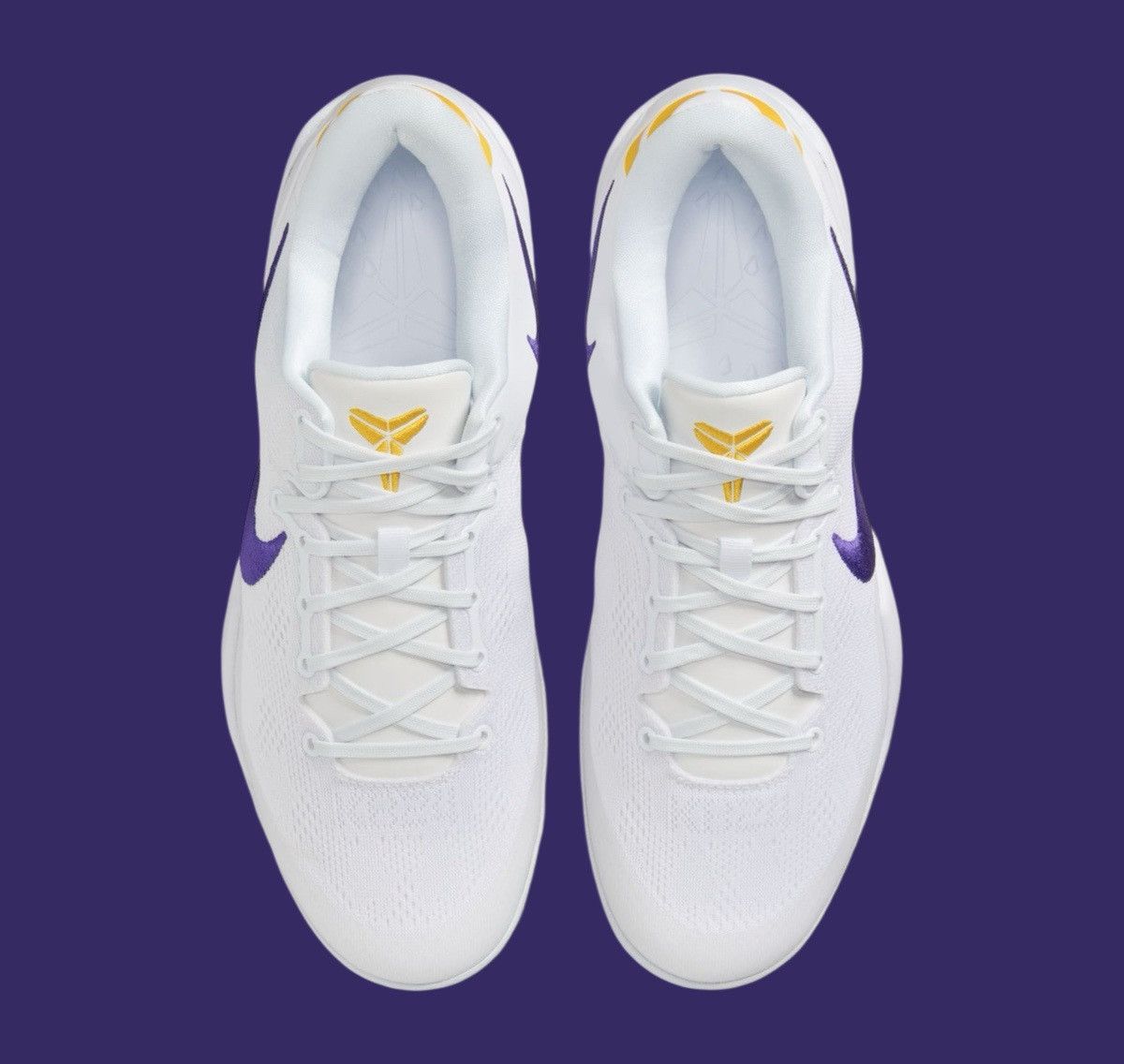 Nike 2024 NIKE KOBE 8 PROTRO LAKERS HOME WHITE/PURPLE (10.5) Size US 10.5 / EU 43-44 - 1 Thumbnail