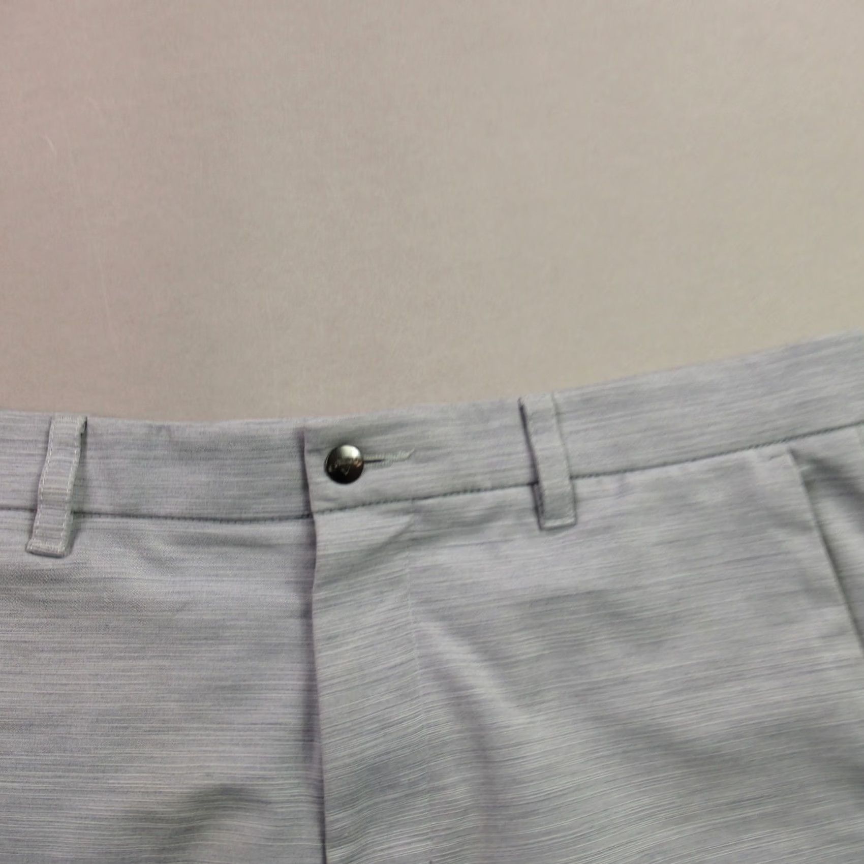 Vintage Chino Shorts 34 Gray Lightweight Casual Outdoors Pockets Button Mens Size US 34 / EU 50 - 2 Thumbnail