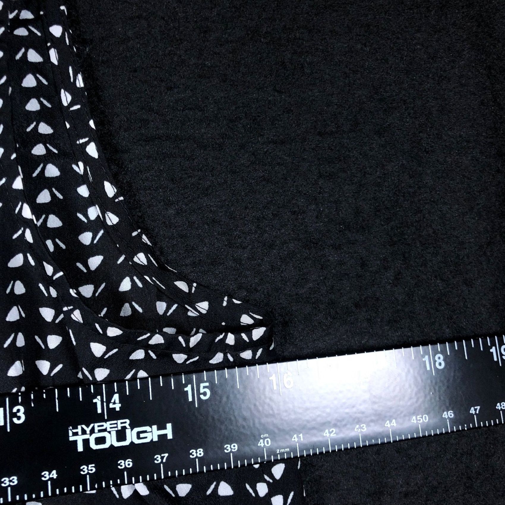 Loft LOFT Womens Blouse Black White Petite Sleeveless Ruffled Front PM Satin Polyester Pullover Round Neck Casual Workwear Moisture Lightweight Stretch Size M / US 6-8 / IT 42-44 - 7 Thumbnail