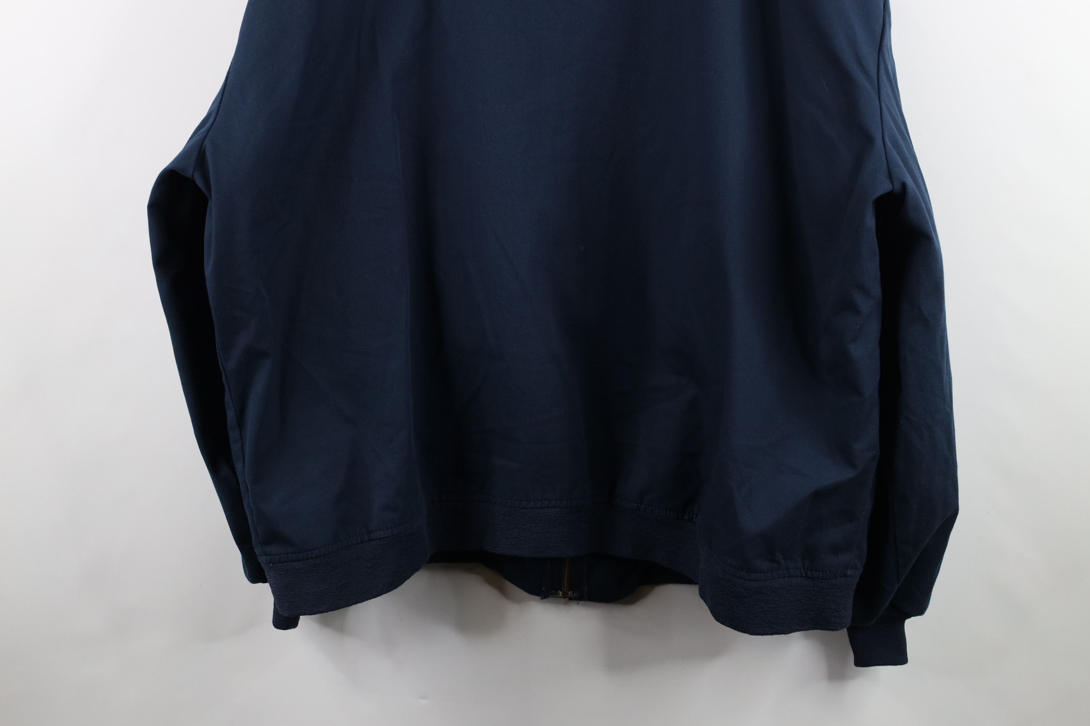 Vintage Vintage 90s Streetwear Workwear Mechanic Bomber Jacket Blue Size US XXL / EU 58 / 5 - 14 Thumbnail