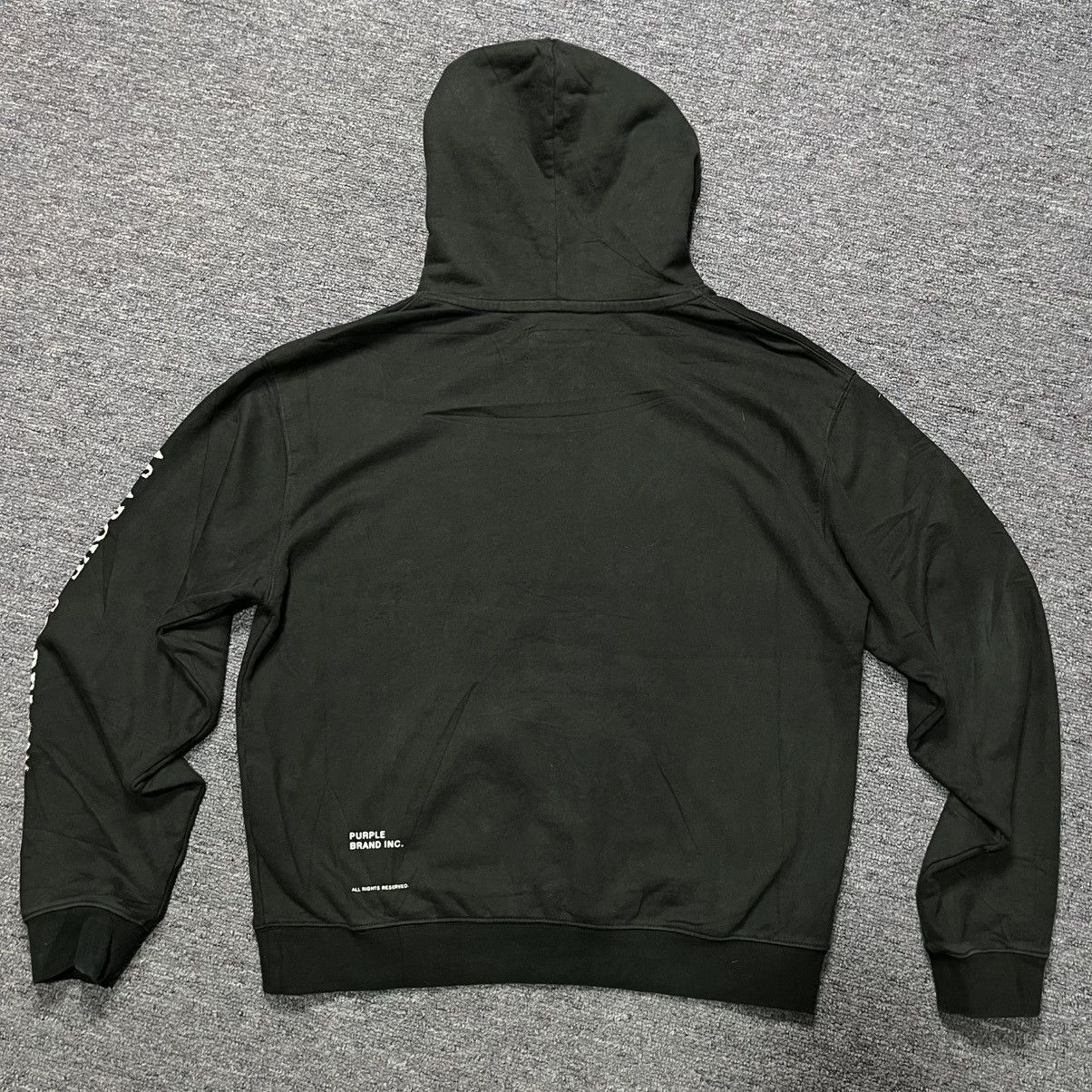 Purple Brand Hoodie PURPLE BRAND black hevy cotton ◼️ Size US M / EU 48-50 / 2 - 6 Thumbnail