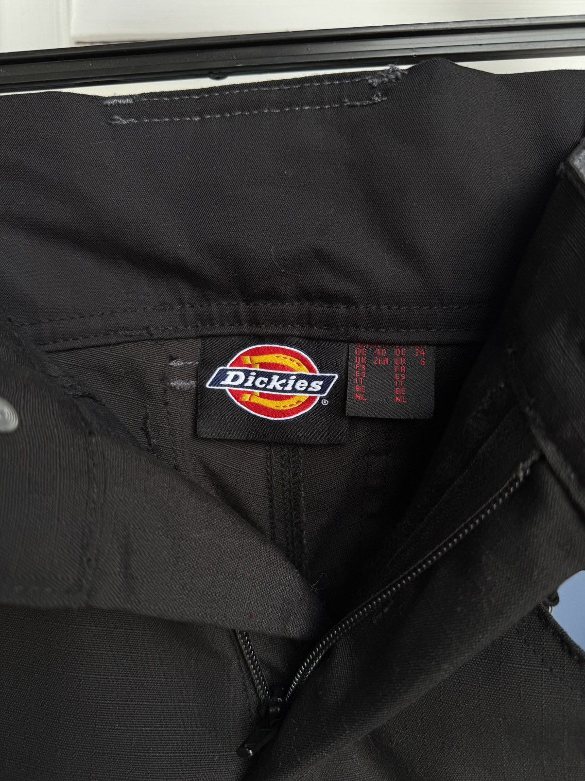 Dickies Dickies Pro Workwear Pants Cordura Reflective Cargo Black Size US 27 - 9 Thumbnail