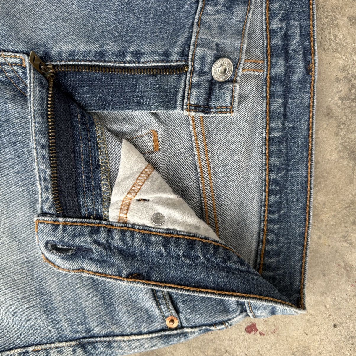 Levi's W30x30.5 Vintage Levi's 511 Faded Ripped Denim Jean Pants Size US 30 / EU 46 - 6 Thumbnail