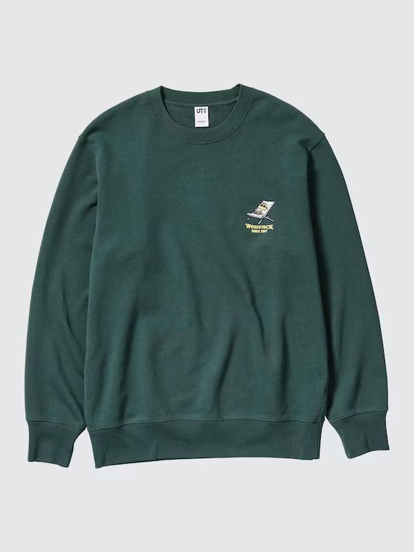 Uniqlo UNIQLO PEANUTS UT I SWEATSHIRT I DARK GREEN I XXL Size US XXL / EU 58 / 5 - 1 Thumbnail