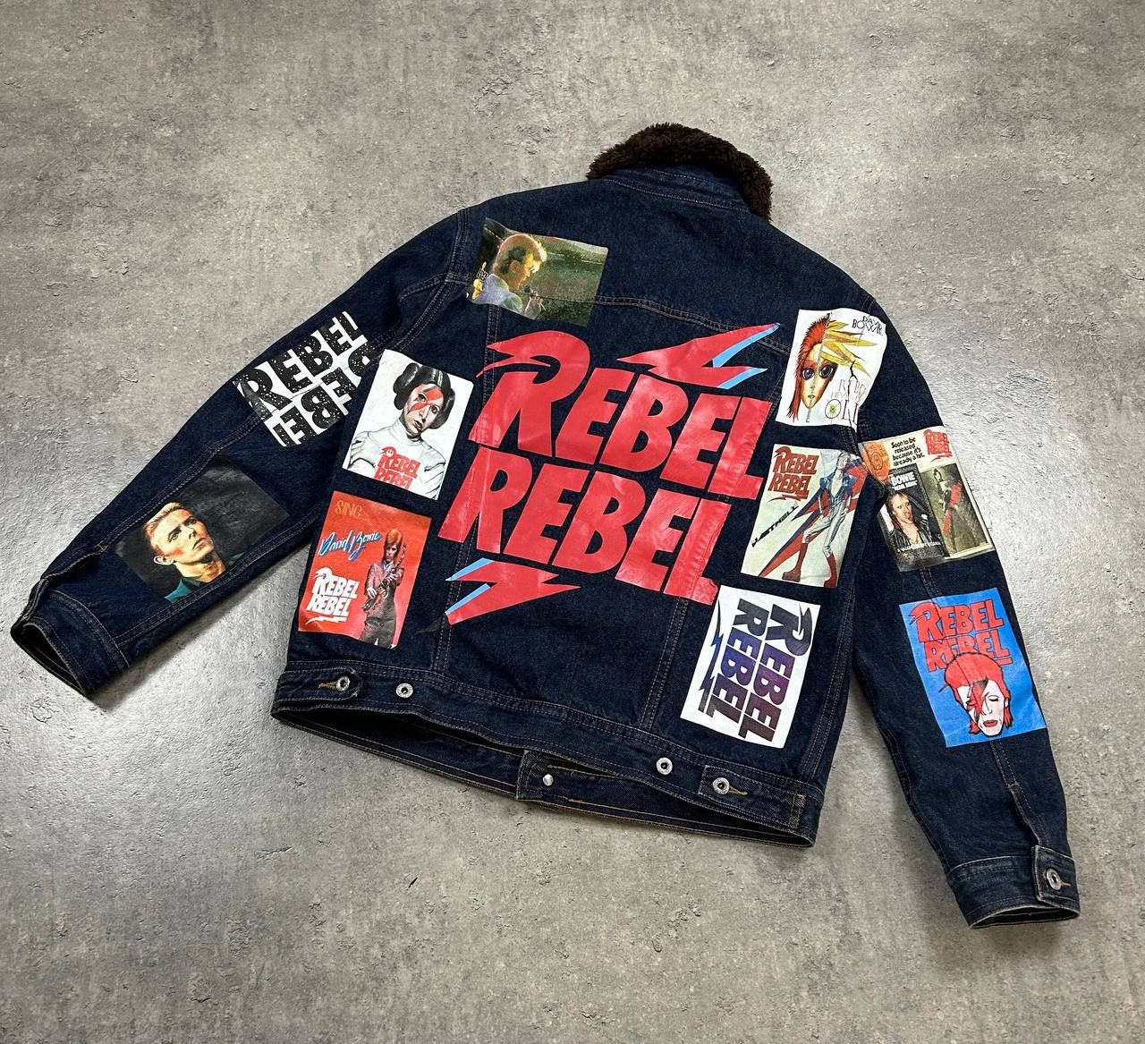 Dolce & Gabbana Dolce & Gabbana Rebel Denim Jacket Genuine Fur Rock-n-Roll Size US S / EU 44-46 / 1 - 1 Thumbnail