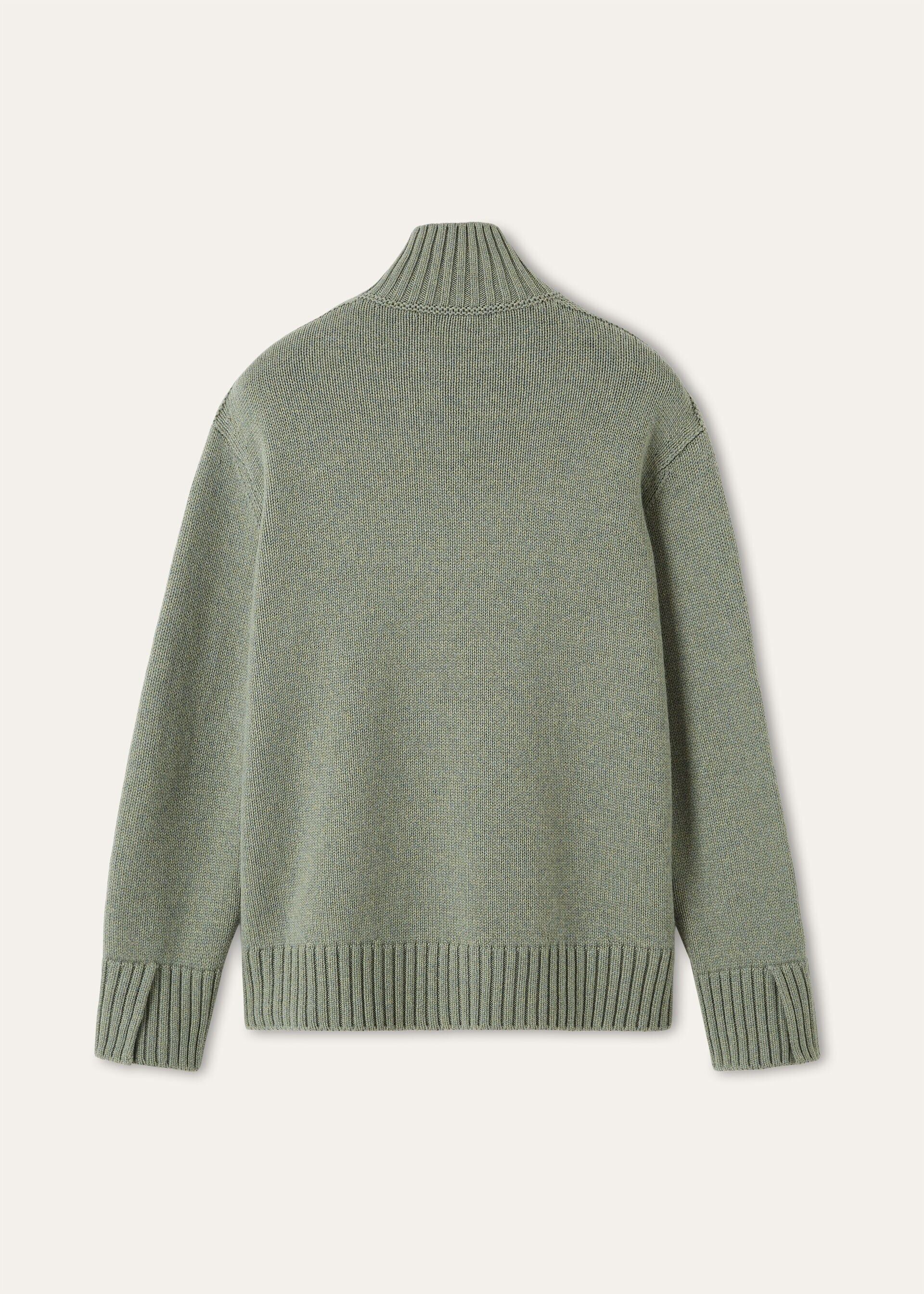 Loro Piana os11x0426 FRW0018 Parksville Turtleneck Sweater in Green Size XS / US 0-2 / IT 36-38 - 6 Thumbnail