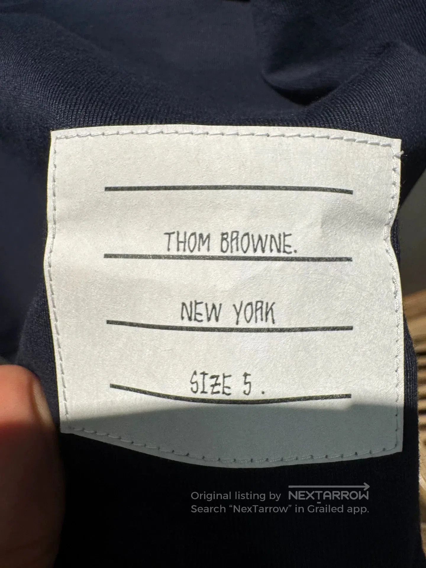 Thom Browne thom browne blue fitted knit t-shirt. Size US XXL / EU 58 / 5 - 5 Thumbnail