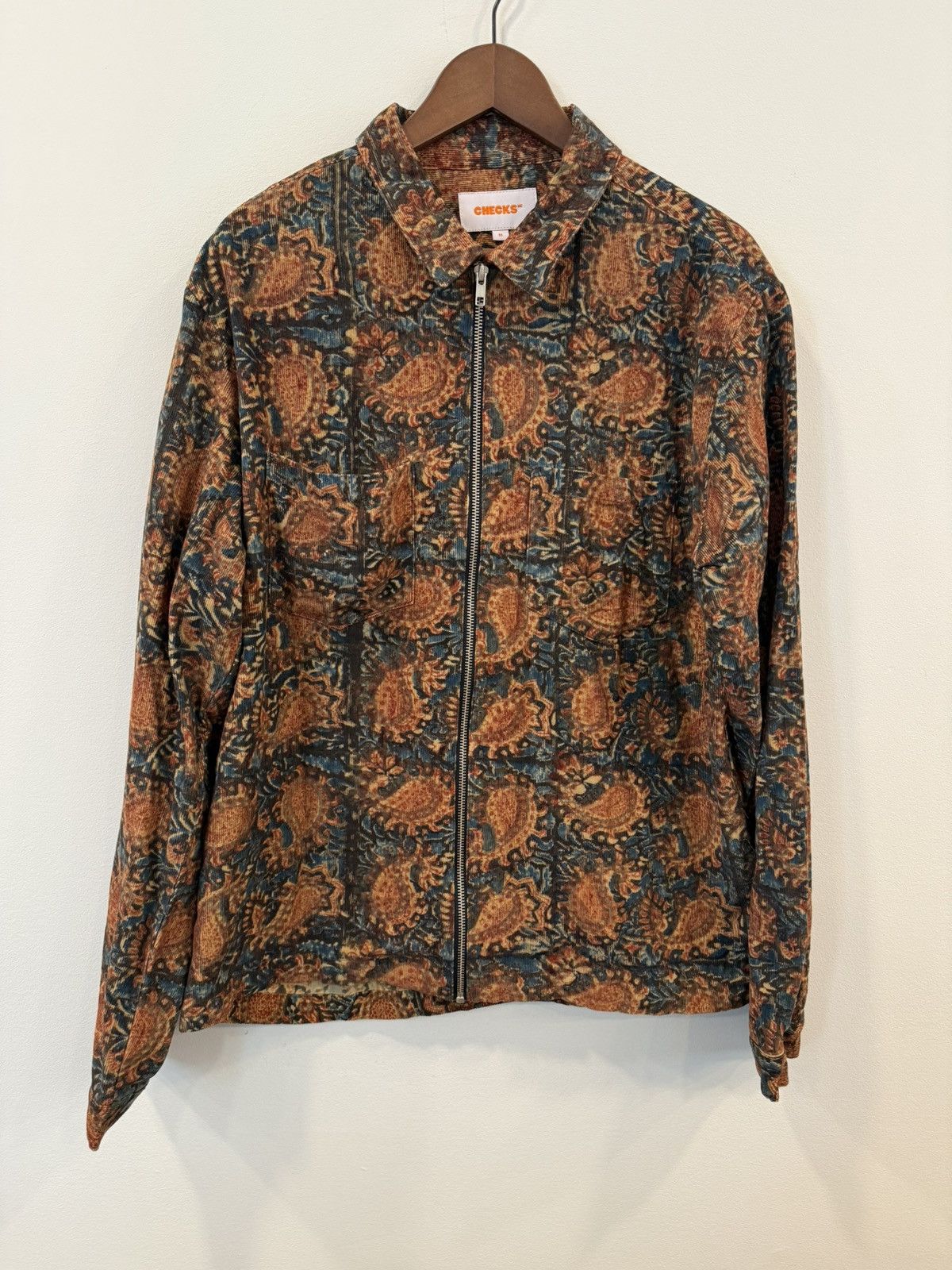 Other Checks block print paisley Corduroy Shirt Size US M / EU 48-50 / 2 - 2 Thumbnail