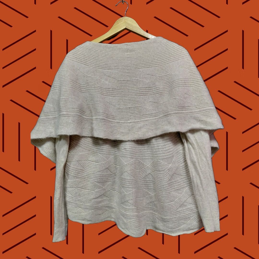 Vintage KINROSS CASHMERE Cardigan S Beige Knit 100% Cashmere Solid Women Size S / US 4 / IT 40 - 1 Thumbnail