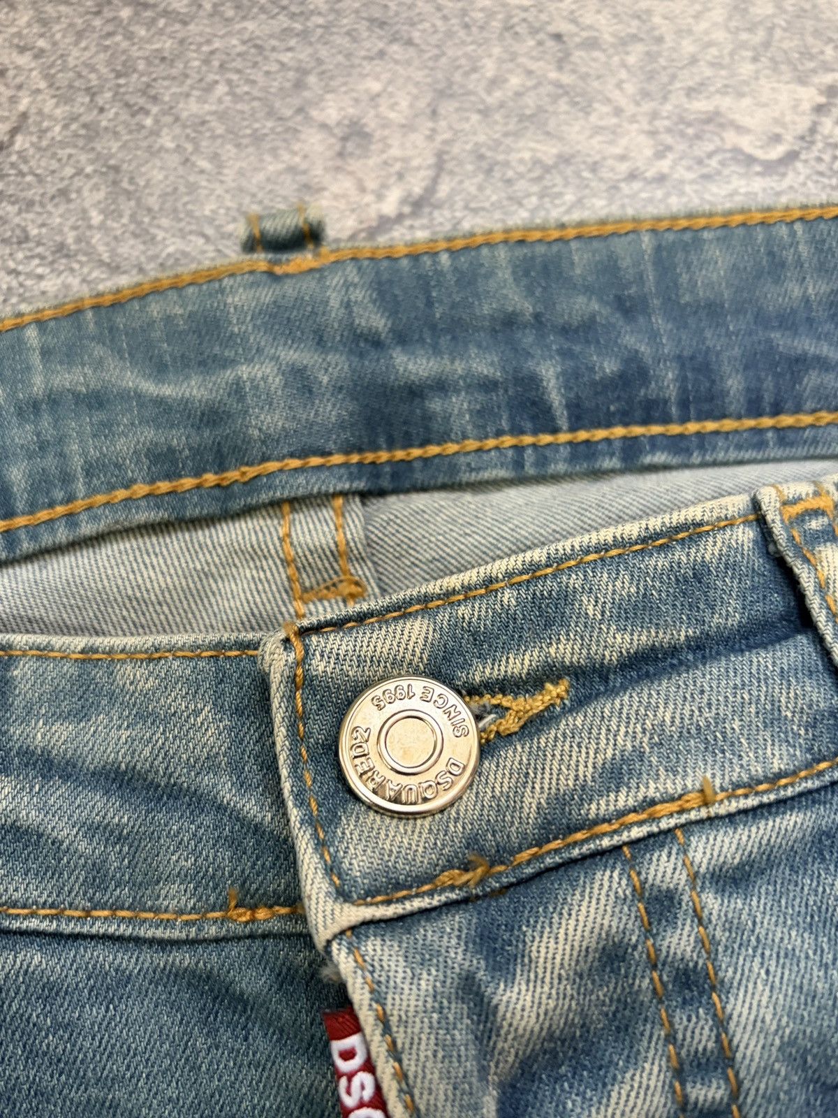 Dsquared2 Dsquared2 Women's Slim Distressed Jeans Blue 36 IT / 0 US Size 25" / US 0 / IT 36 - 10 Thumbnail