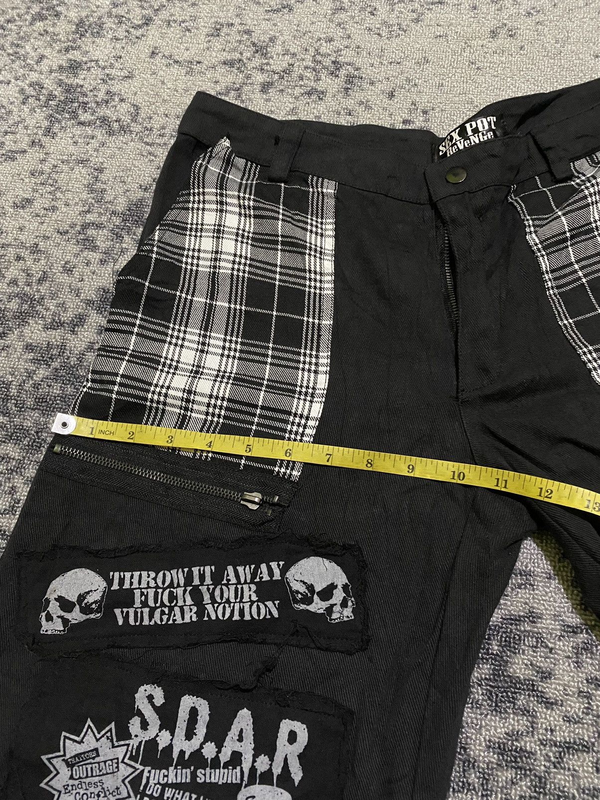 Hysteric Glamour Y2k Sex Pot skull ifsixwasnine baggy pants Size US 34 / EU 50 - 12 Thumbnail