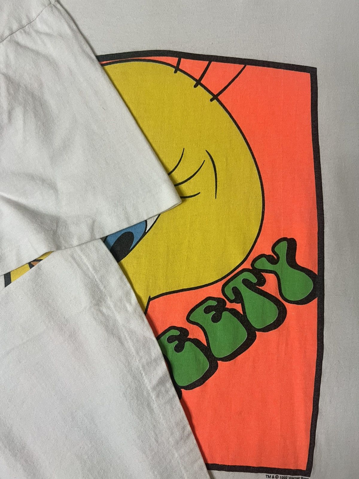 Vintage × Warner Bros Vintage 93's Tweety Bird Warner Bros Cartoon Tees Size US L / EU 52-54 / 3 - 5 Thumbnail