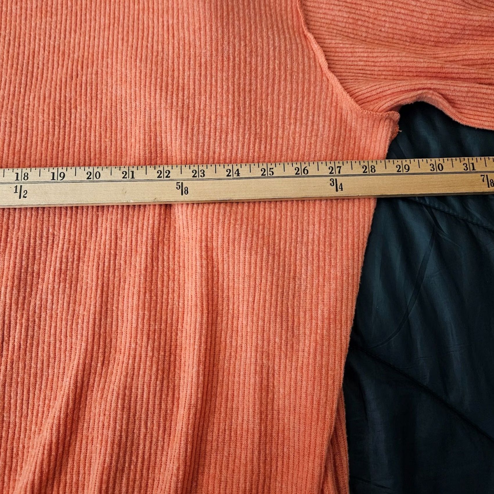 Free People Free People We The Free Women’s Oversized Ribbed Pullover Sweater Peach L Orange All Seasons Knit Top Womens Size L / US 10 / IT 46 - 4 Thumbnail