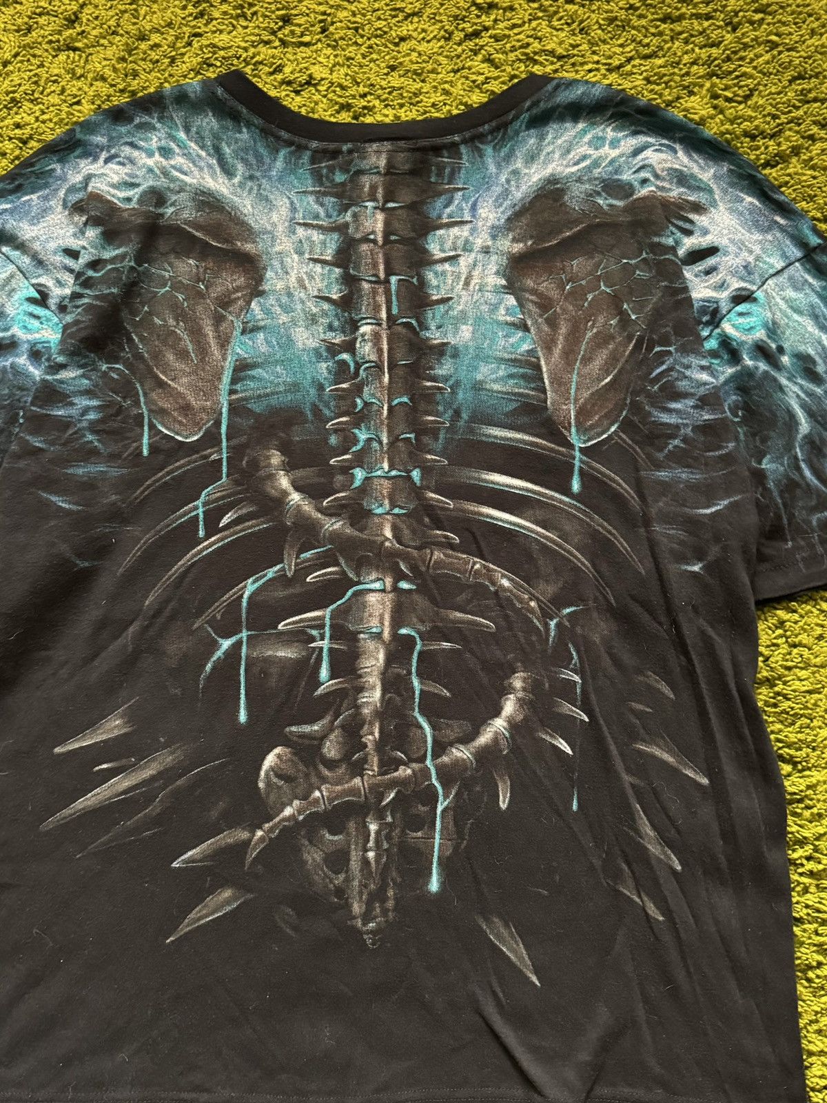 Vintage Spiral Y2K vintage skeleton skull logo t-shirt Size US XXL / EU 58 / 5 - 6 Thumbnail