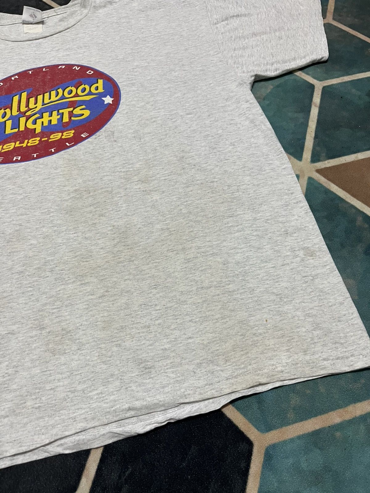 Vintage 🔥 TRUE VINTAGE 90s HOLLYWOOD LIGHTS SEATTLE Size US XL / EU 56 / 4 - 8 Thumbnail