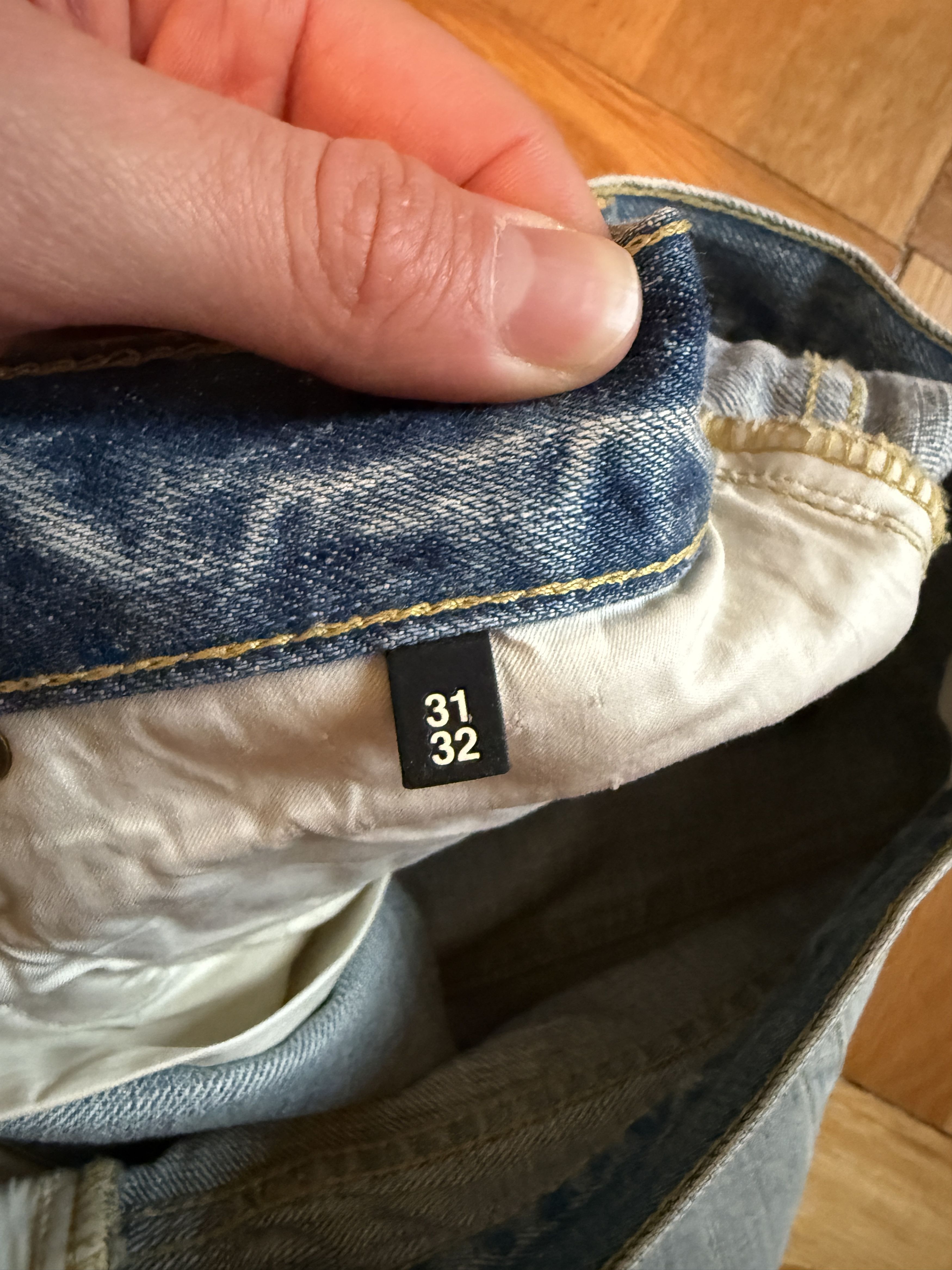 Fear of God FoG 6th Collection Distressed Denim Size US 31 - 6 Thumbnail