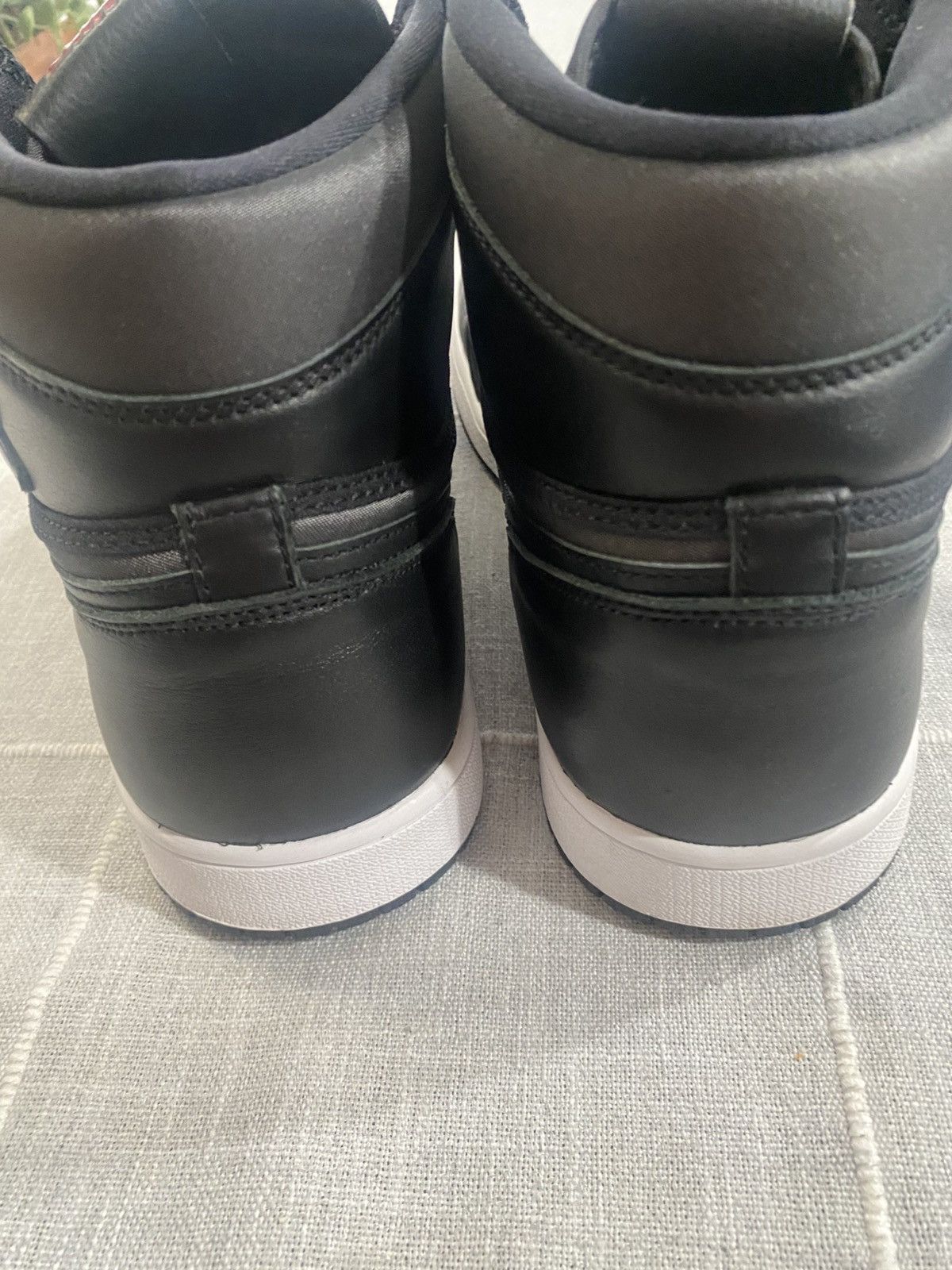 Jordan Brand Jordan 1 Retro Black Satin Gym Red Size US 14 / EU 47 - 4 Thumbnail