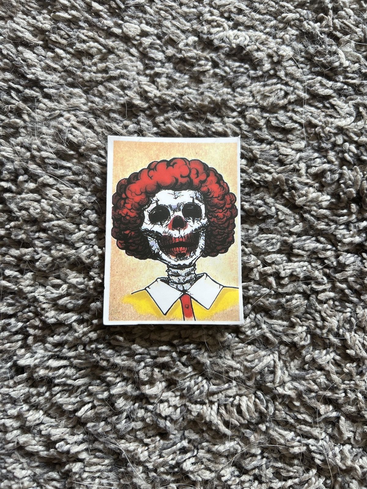 Hypebeast McDonald’s Ronald McDonald Skeleton Sticker Size ONE SIZE - 1 Thumbnail