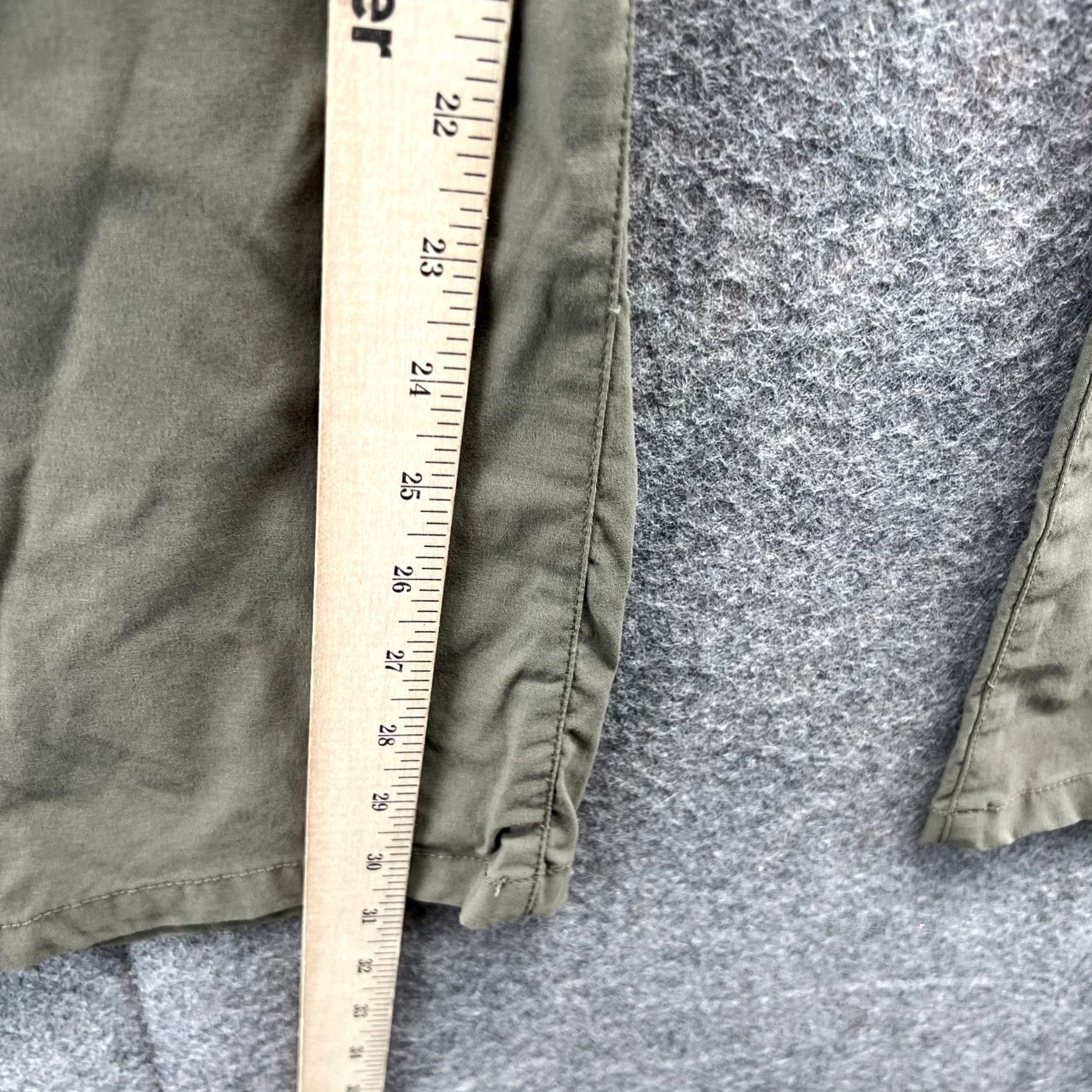 Eddie Bauer Eddie Bauer Pants Men 36x32 Chino Canvas Beige Green Casual Flat Pocket Regular Slim Straight Zip Button Vintage: No Size US 36 / EU 52 - 6 Thumbnail