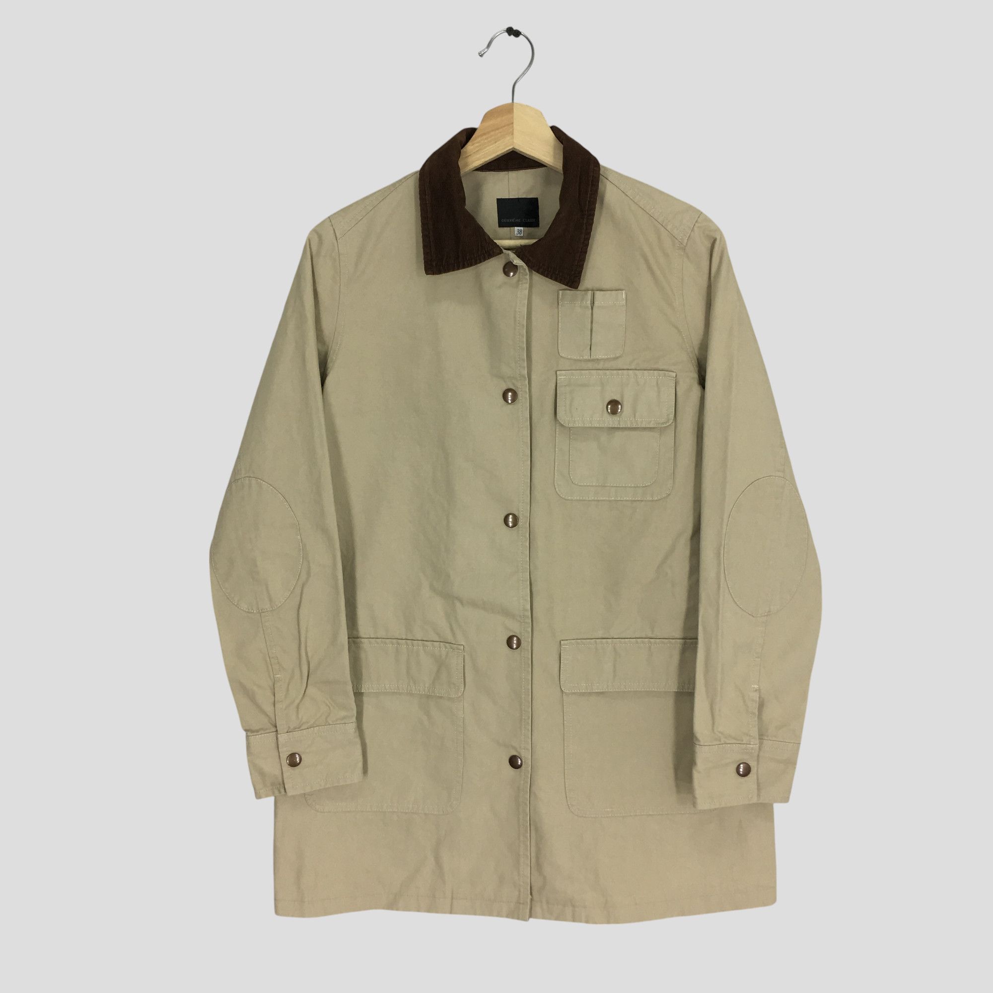 If Six Was Nine Vintage Deuxieme Classe Japan Frenchwork Labour Jacket Denim Size US S / EU 44-46 / 1 - 1 Thumbnail
