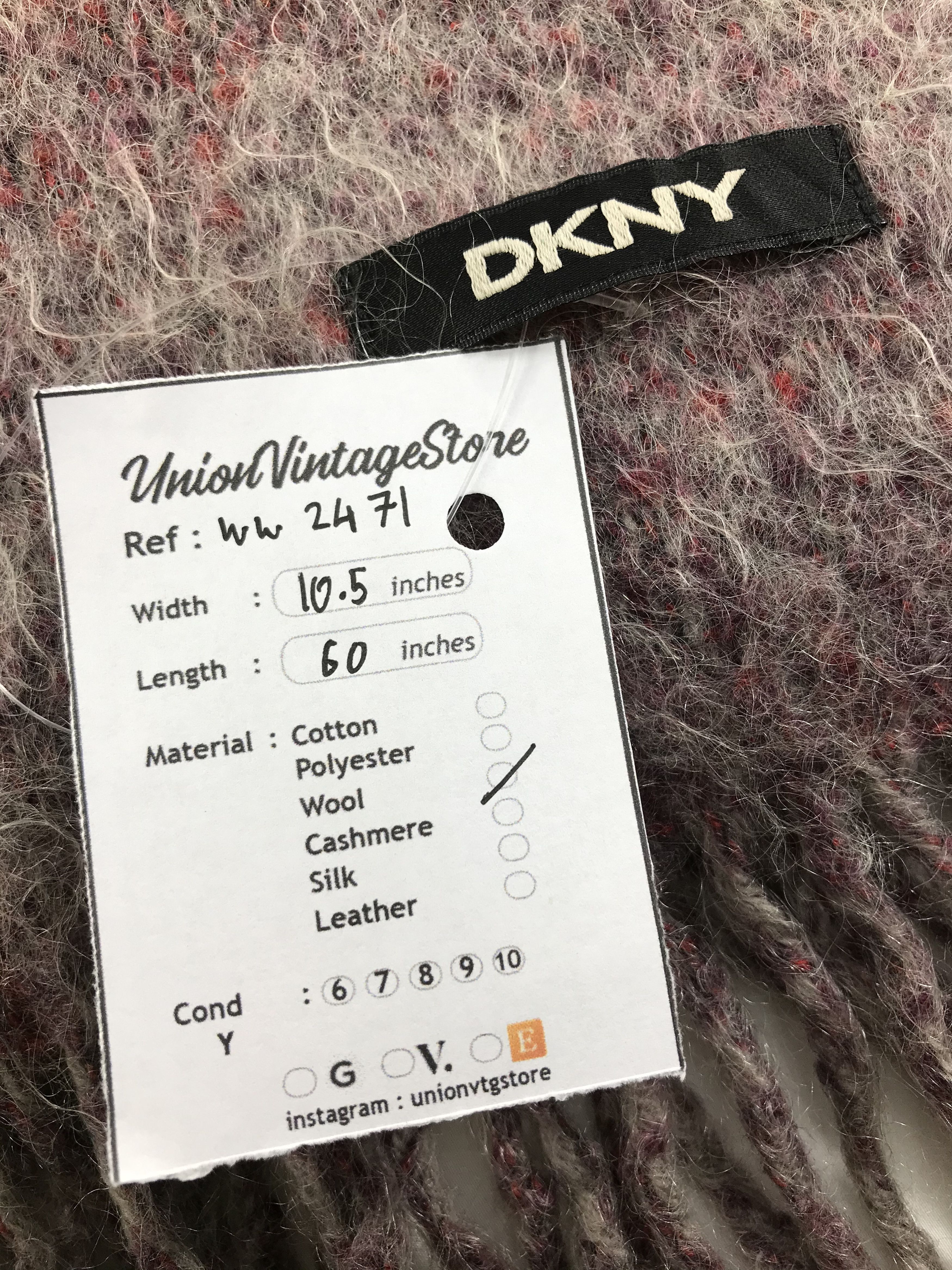 DKNY × Vintage DKNY Scarf / Muffler / Neckwear - WW2471 Size ONE SIZE - 4 Thumbnail