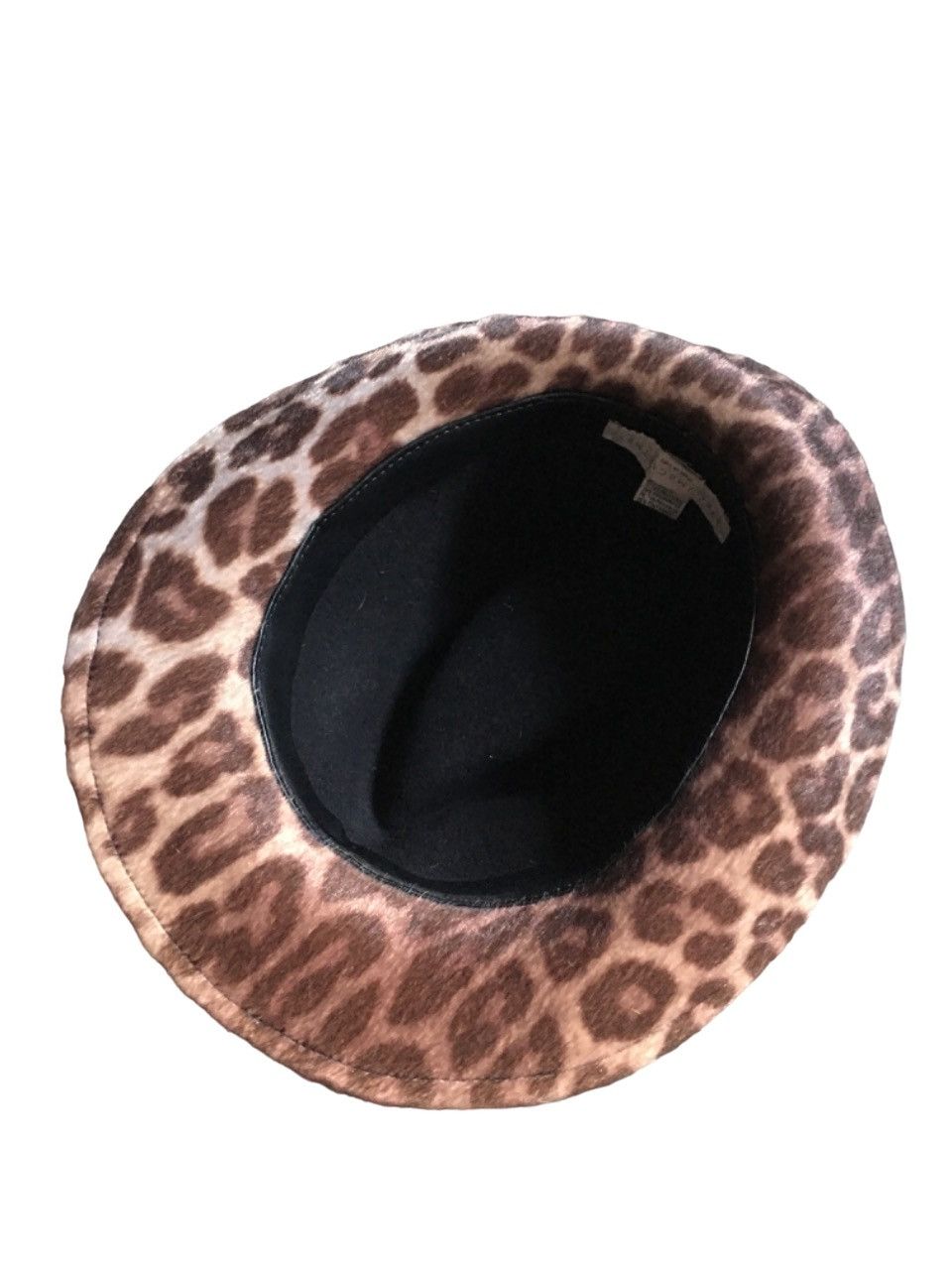 Stella McCartney Stella McCartney Leopard Print Womens Trilby Hat Size ONE SIZE - 5 Thumbnail