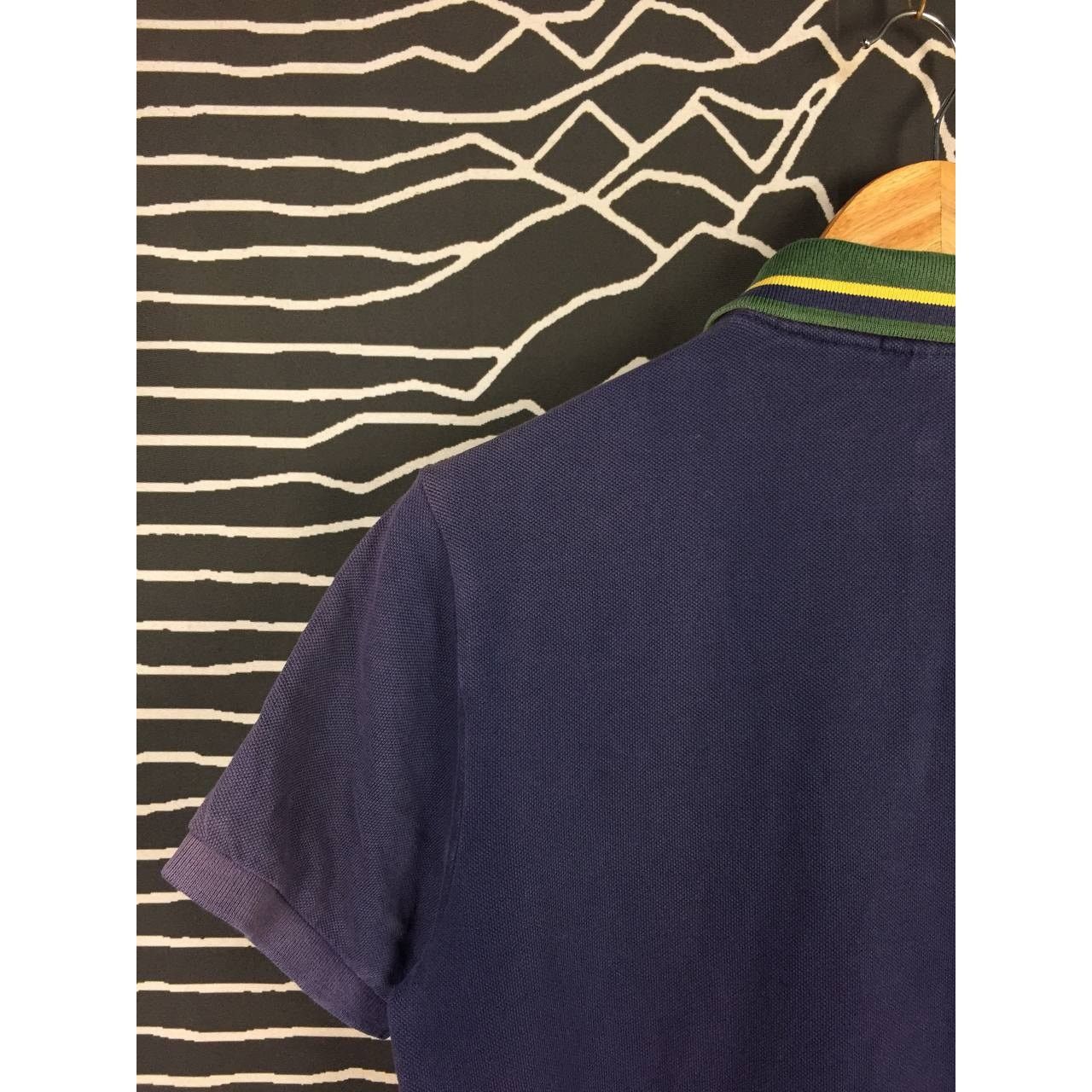 Polo Ralph Lauren Vtg Polo Ralph Lauren Big Logo Custom Fit Polo Tee Size US M / EU 48-50 / 2 - 11 Thumbnail