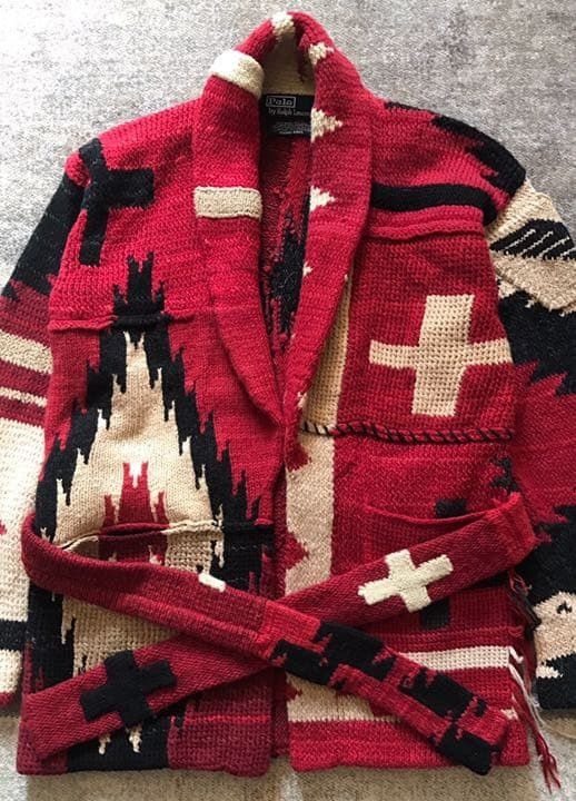 Polo Ralph Lauren Polo Ralph Lauren Native Pattern Knit Gown Cardigan Size S Size US S / EU 44-46 / 1 - 5 Thumbnail