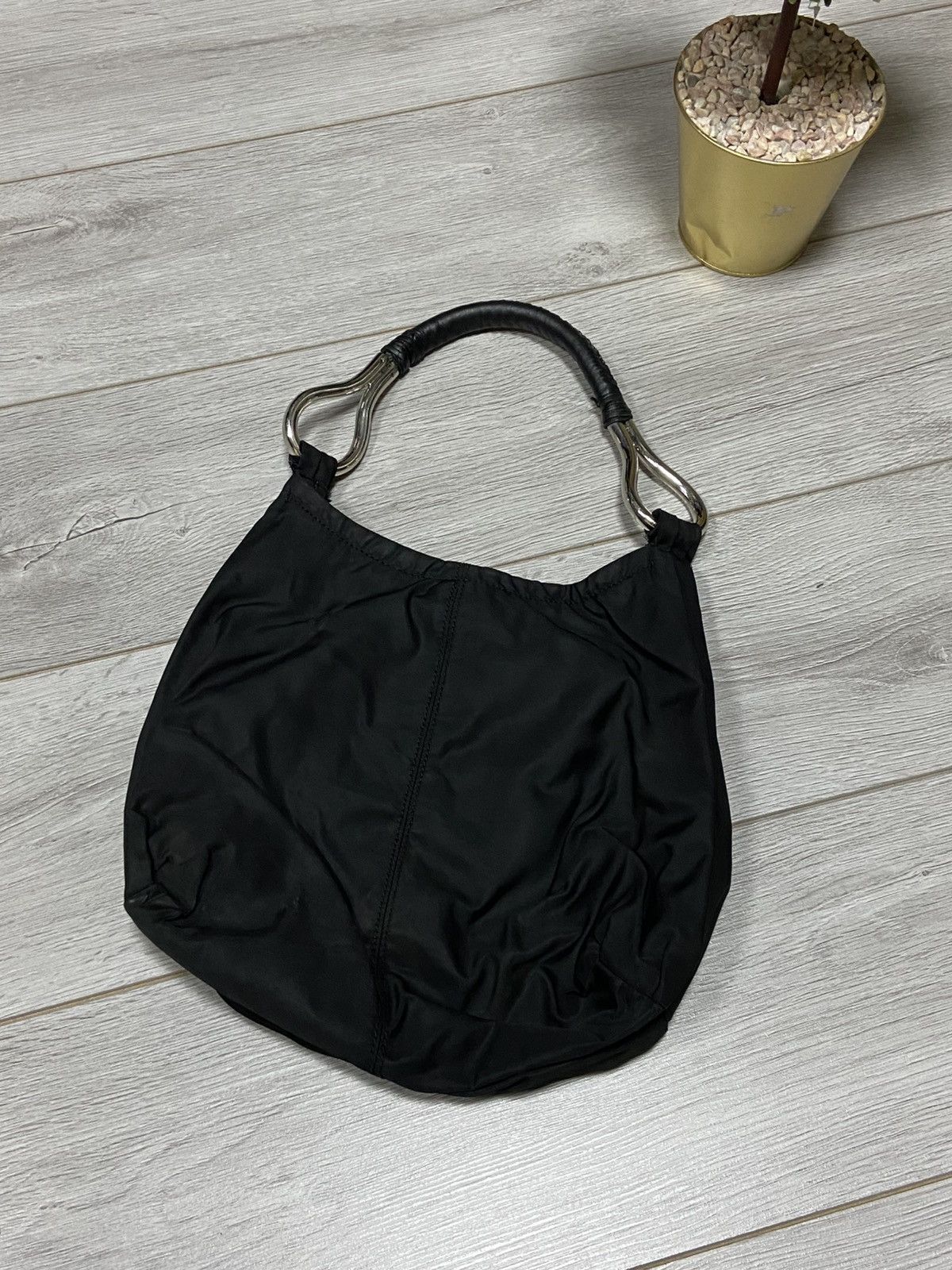 Prada Prada vintage tessuto nylon leather handle shoulder bag Size ONE SIZE - 11 Thumbnail