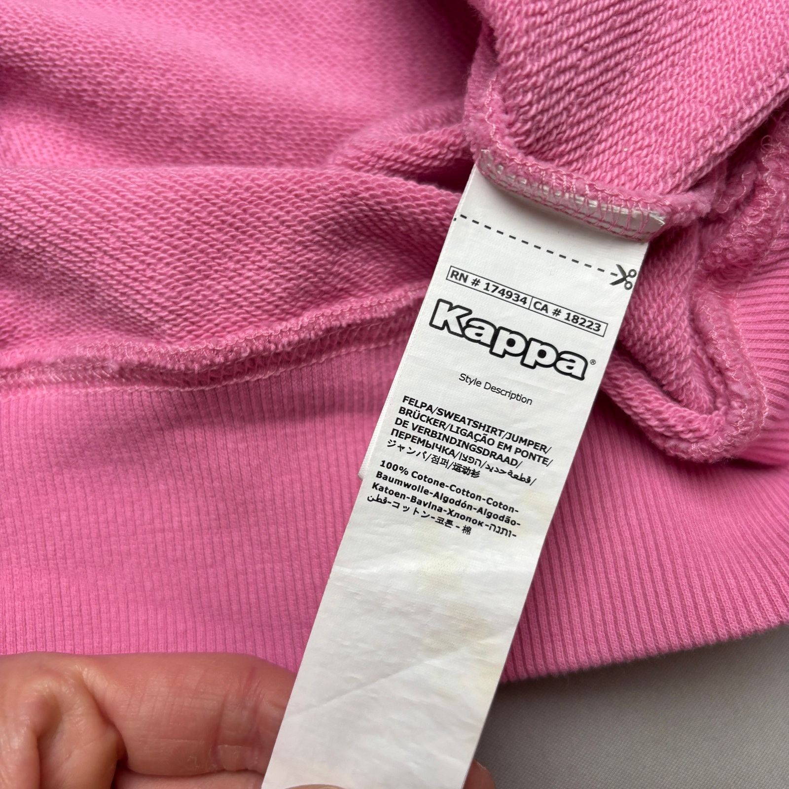 Palace Palace x Kappa For Alpine F1 Pink Hoodie Men's XL 350 GSM Size US XL / EU 56 / 4 - 7 Thumbnail