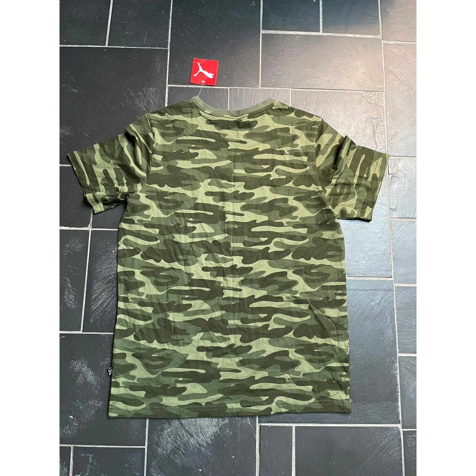 Puma New Puma Green Camo Tshirt Medium Size US M / EU 48-50 / 2 - 4 Thumbnail
