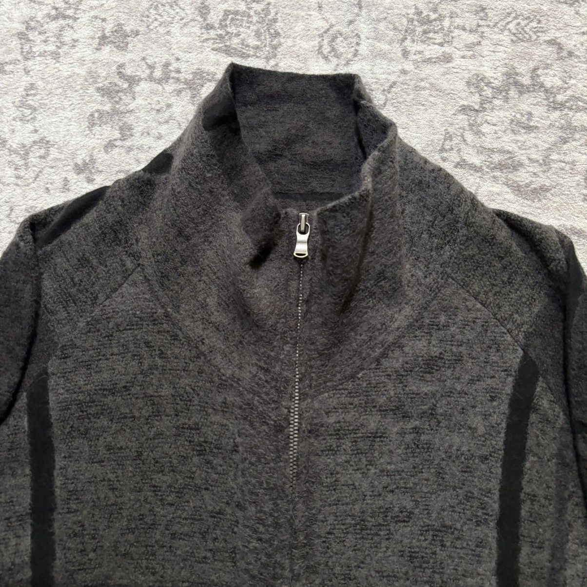 The Viridi-anne The Viridi-Anne Geometric Zip-Up Wool Sweater Size US L / EU 52-54 / 3 - 6 Thumbnail