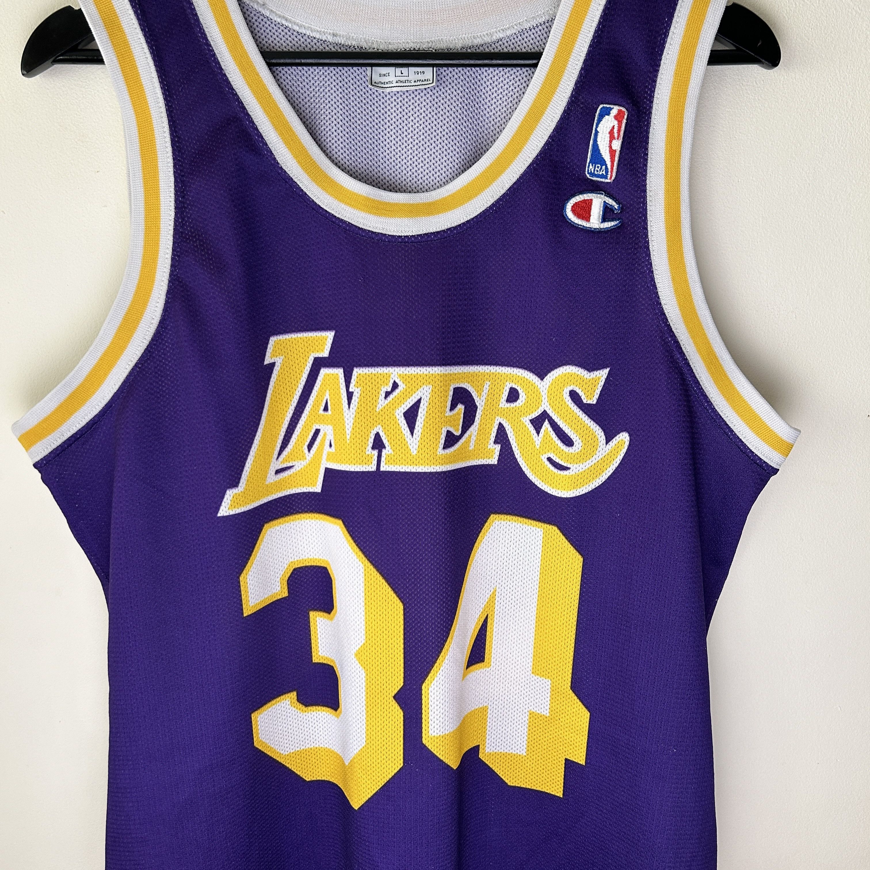 Champion Vintage LA Lakers Champion O’Neal Jersey Size US L / EU 52-54 / 3 - 3 Thumbnail